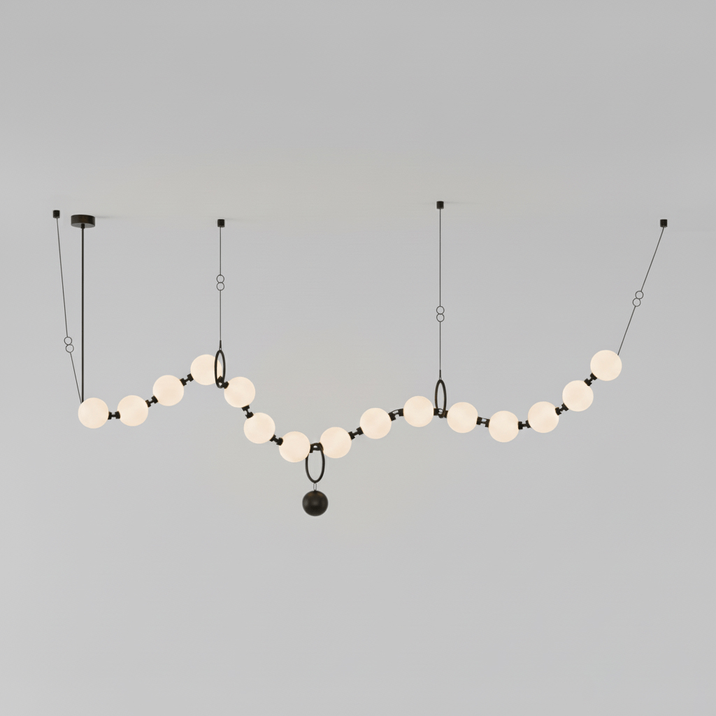 Lampa wisząca kulista Stanaldan
