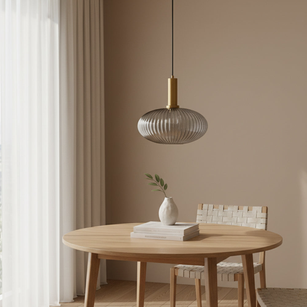 Lampa wisząca ryflowana Elma