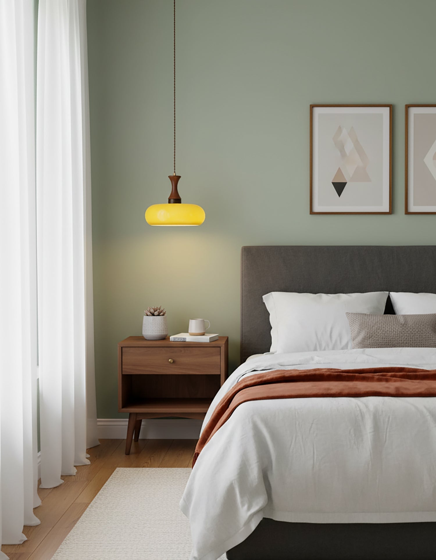 Lampa wisząca tubowa Mikan