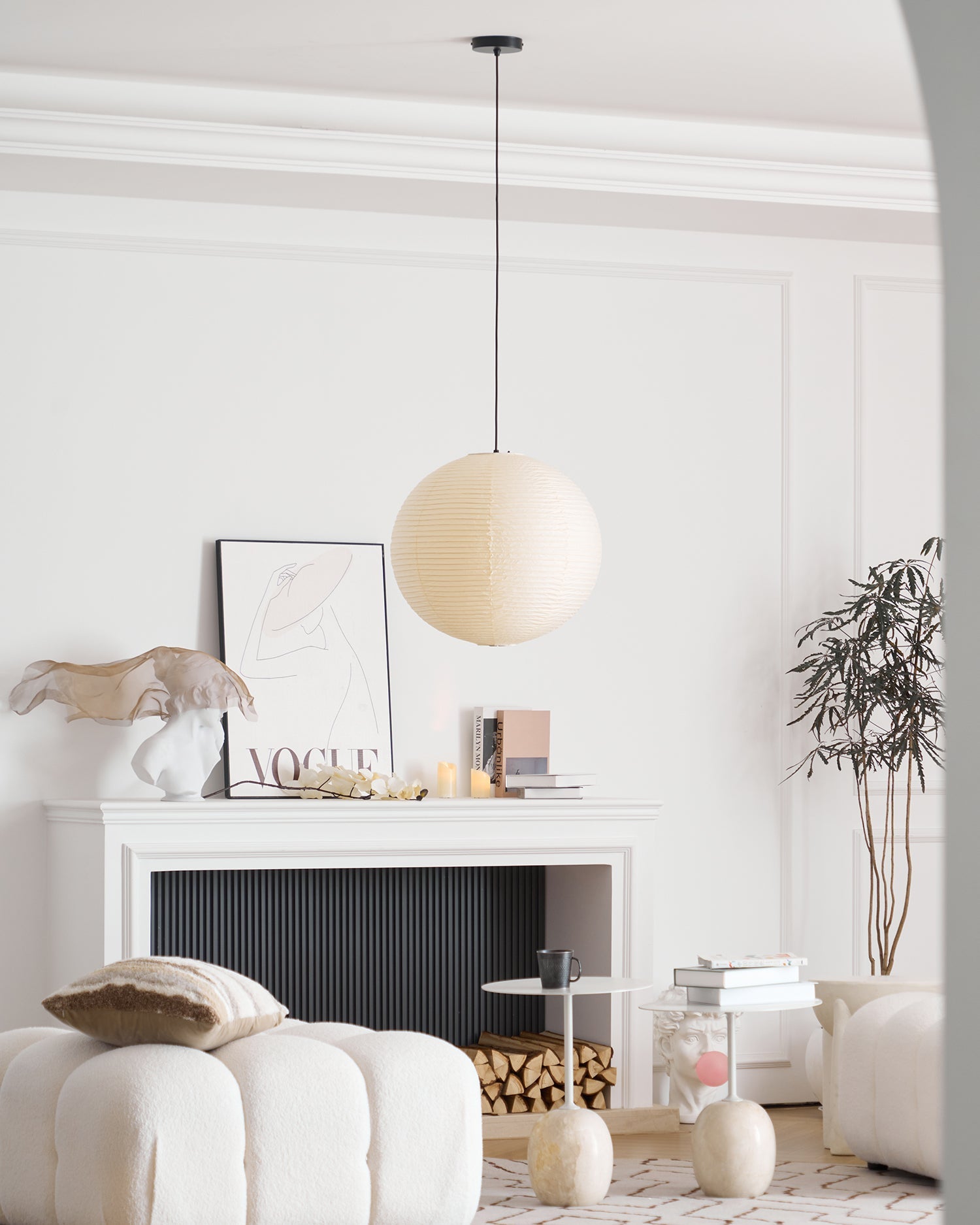 Lampa wisząca kulista Lenme