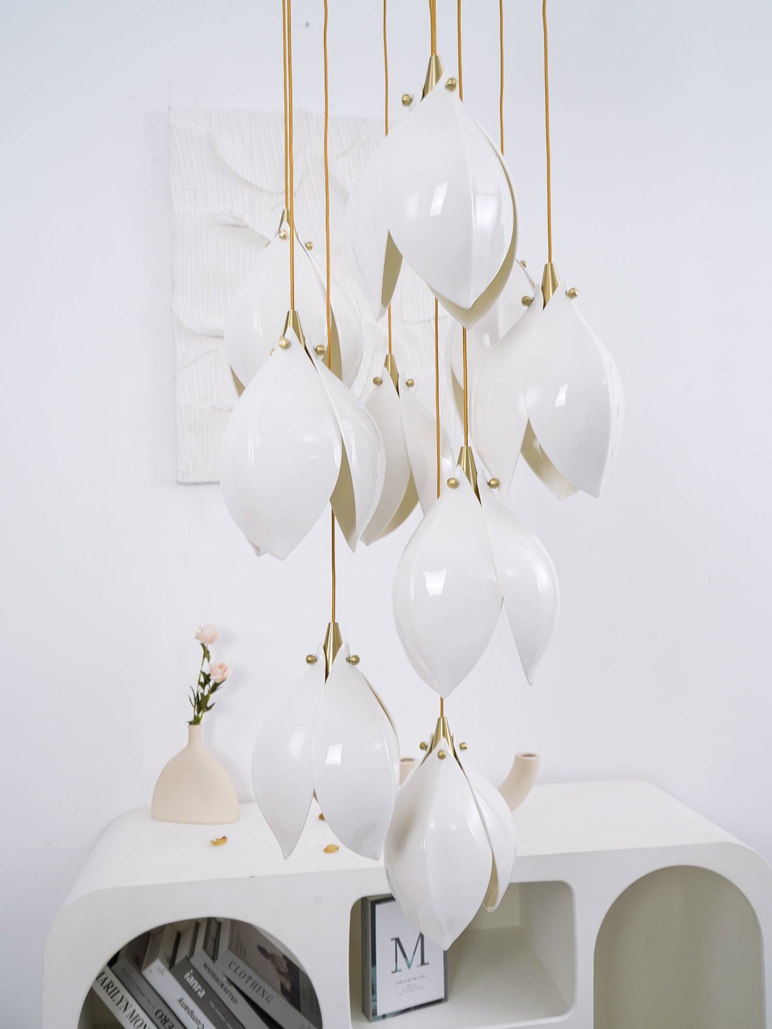 Lampa wisząca kwiatowa Jarel