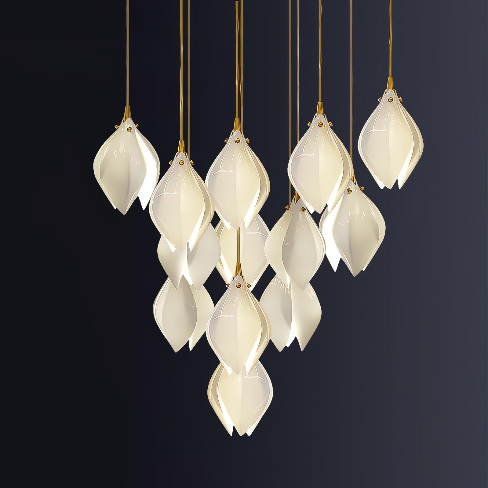 Lampa wisząca kwiatowa Jarel