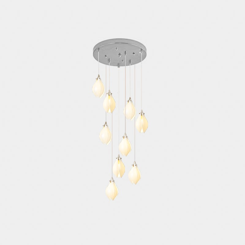 Lampa wisząca kwiatowa Jarel