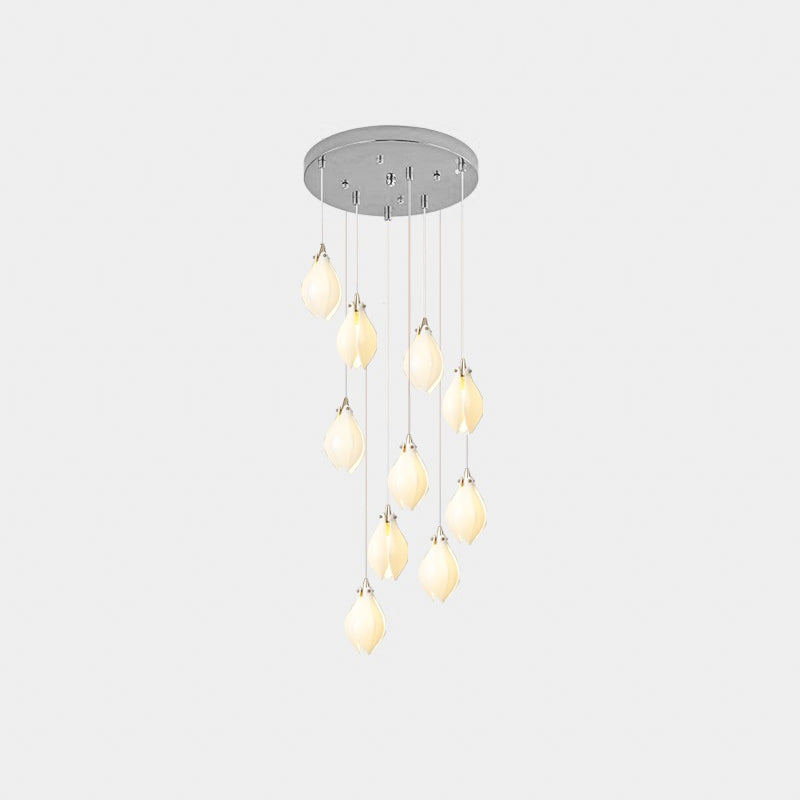 Lampa wisząca kwiatowa Jarel
