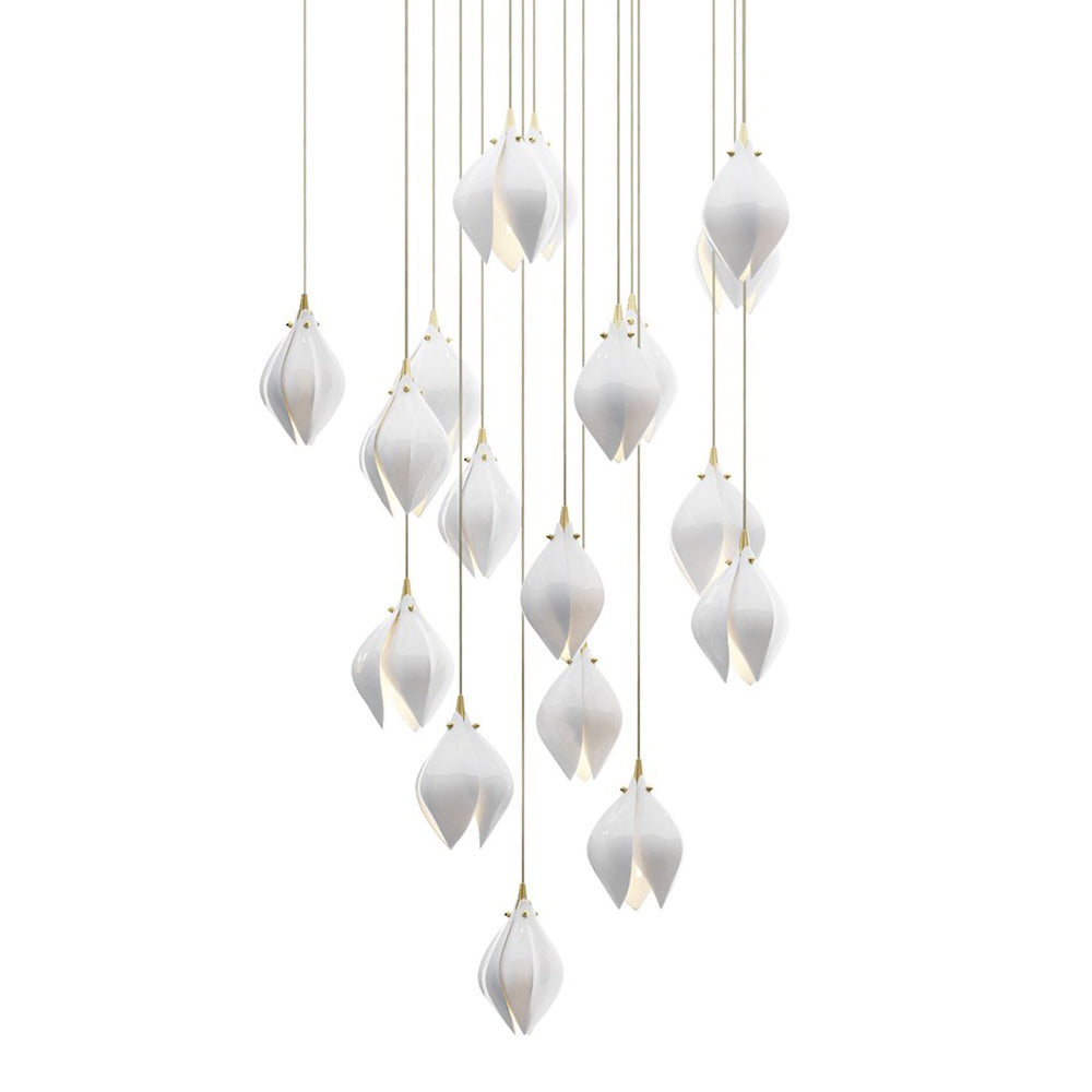 Lampa wisząca kwiatowa Jarel