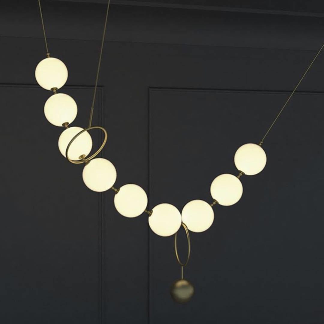 Lampa wisząca kulista Stanaldan
