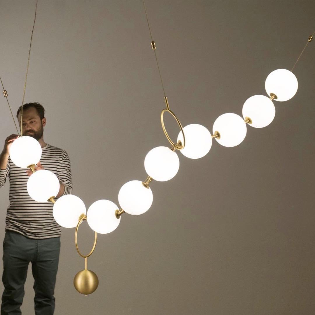Lampa wisząca kulista Stanaldan