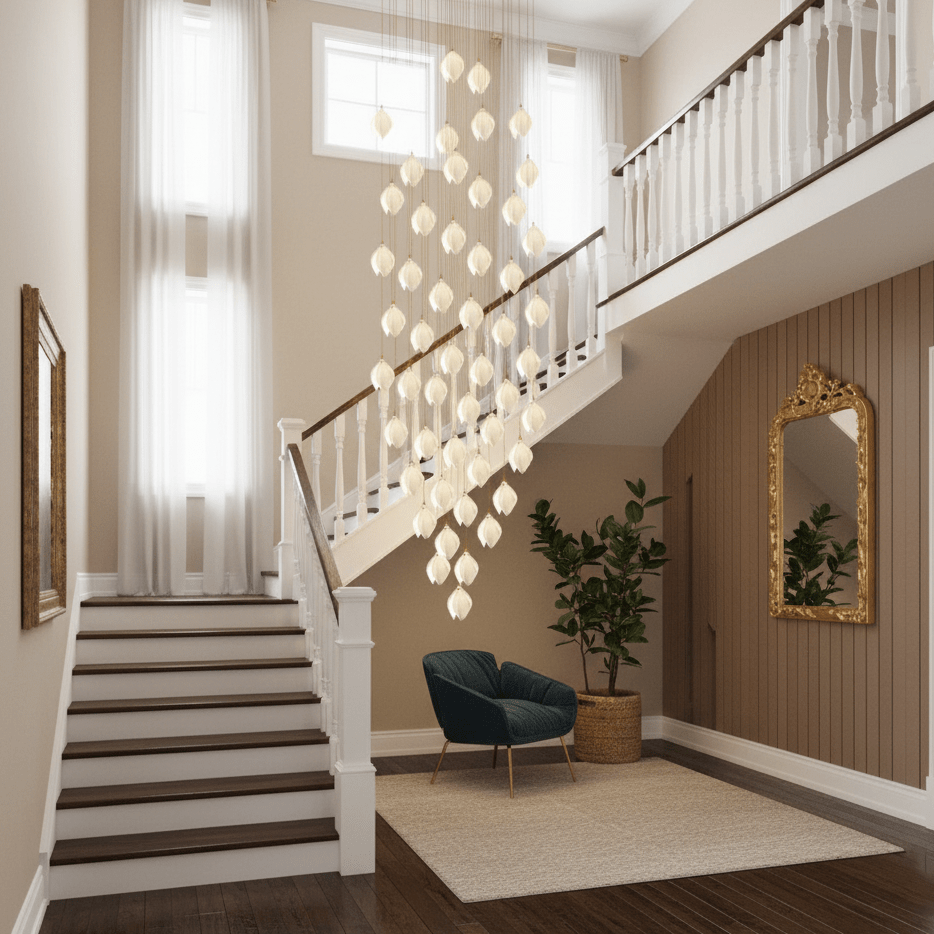 Lampa wisząca kwiatowa Jarel