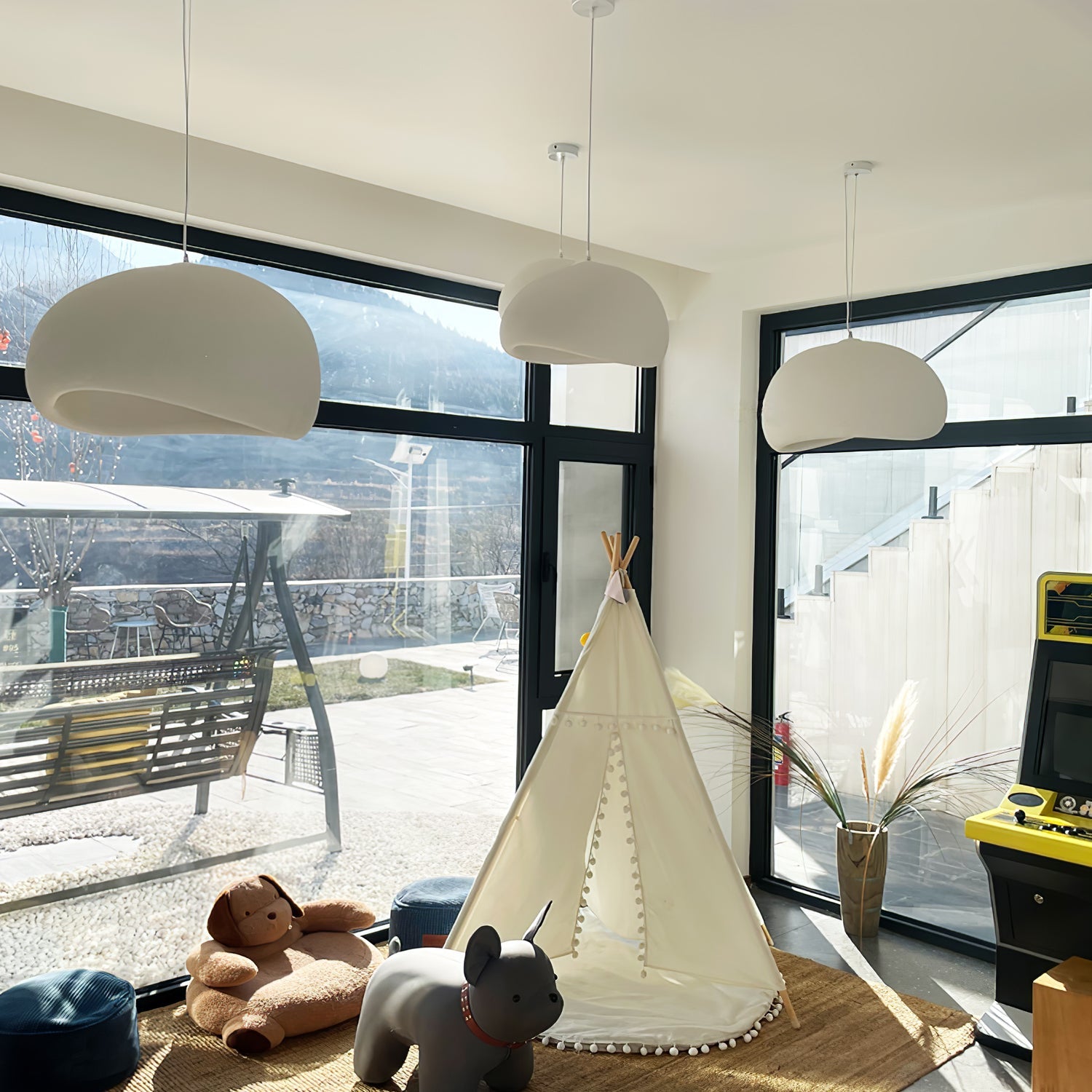 Lampa wisząca kulista Vikana