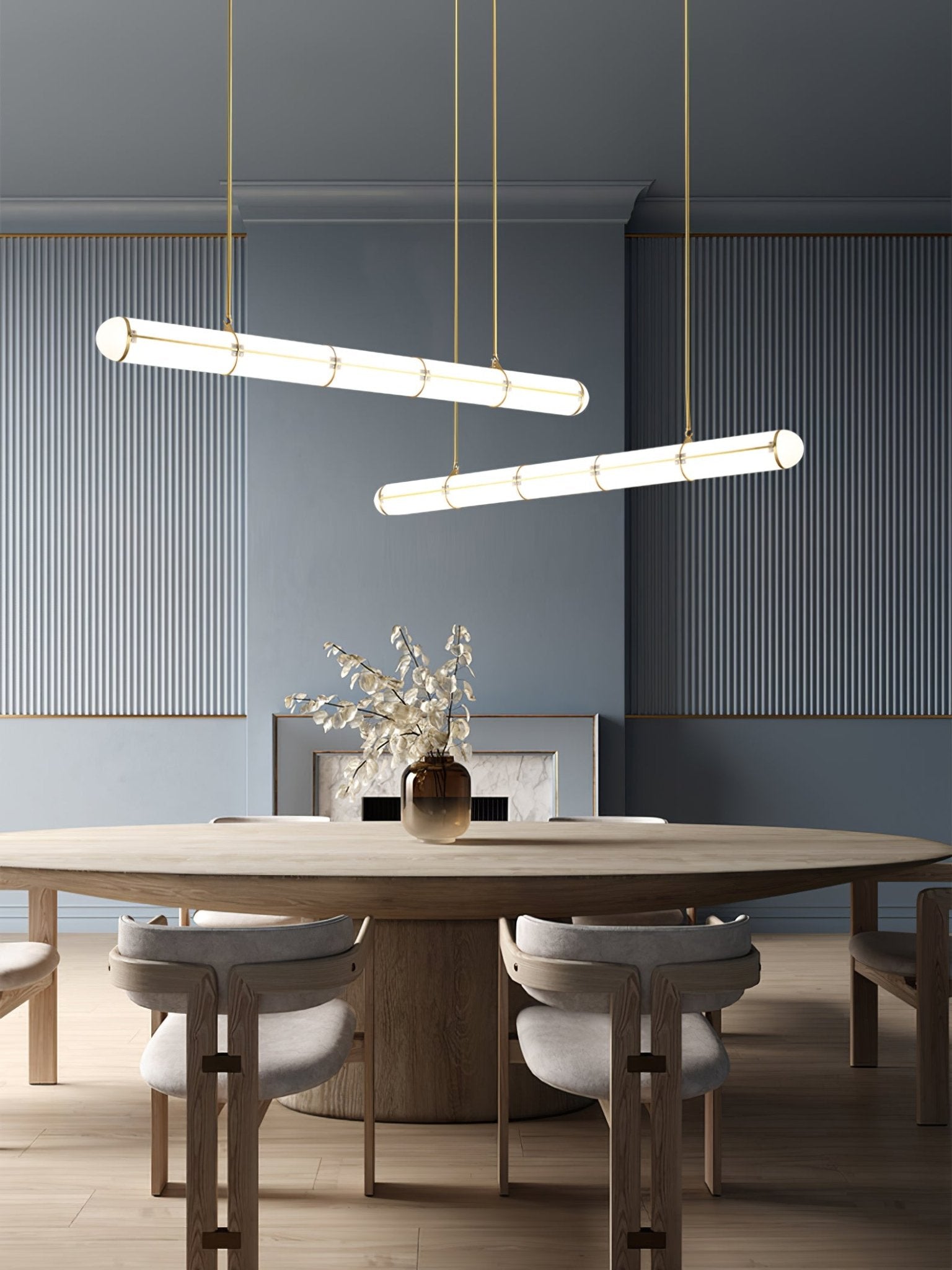 Lampa wisząca liniowa Kralowen