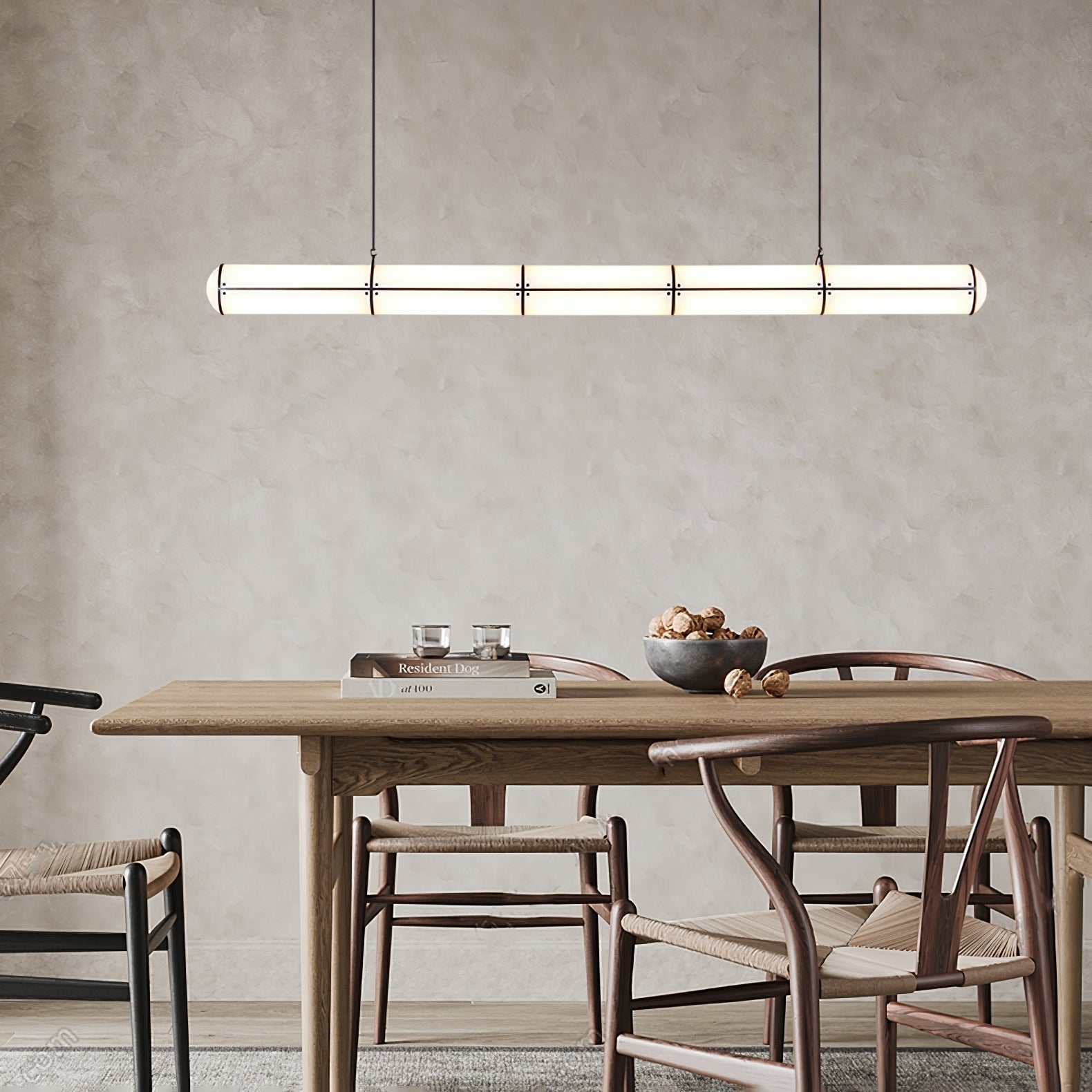 Lampa wisząca liniowa Kralowen
