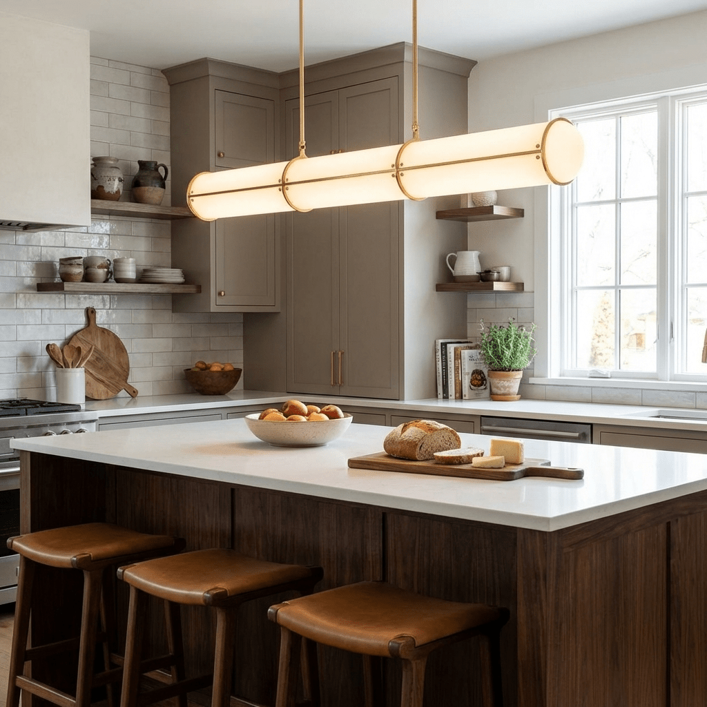 Lampa wisząca liniowa Kralowen