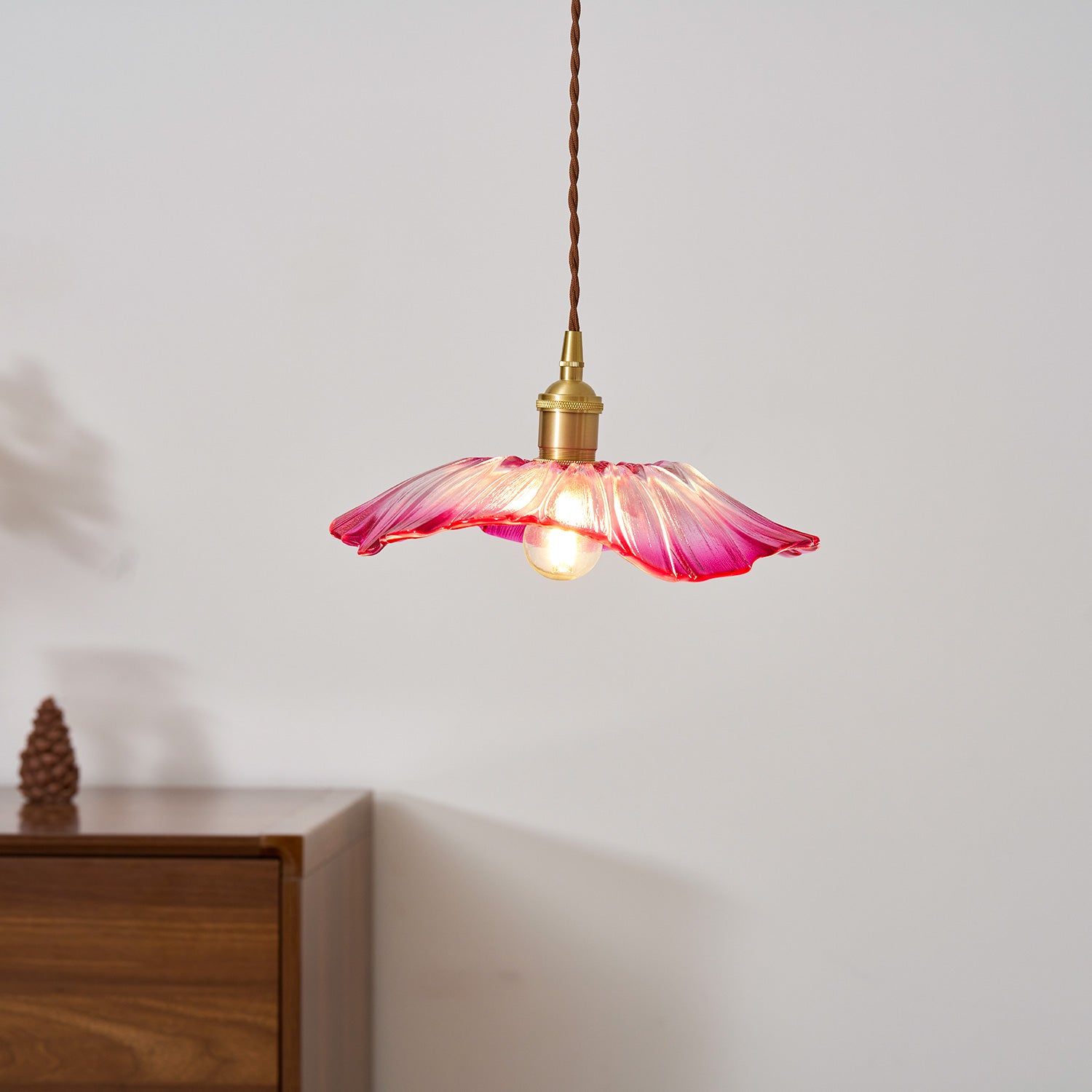 Lampa wisząca kwiatowa Noru