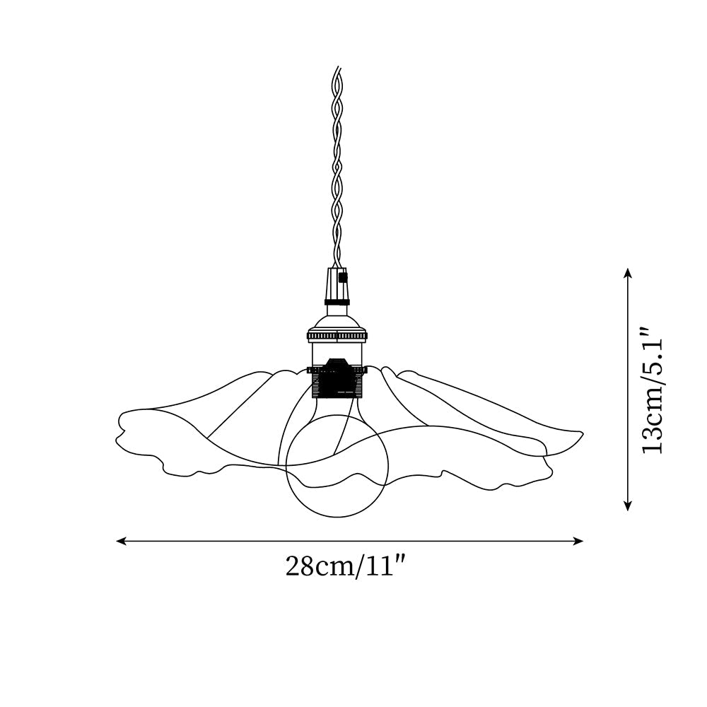 Lampa wisząca kwiatowa Jarekik