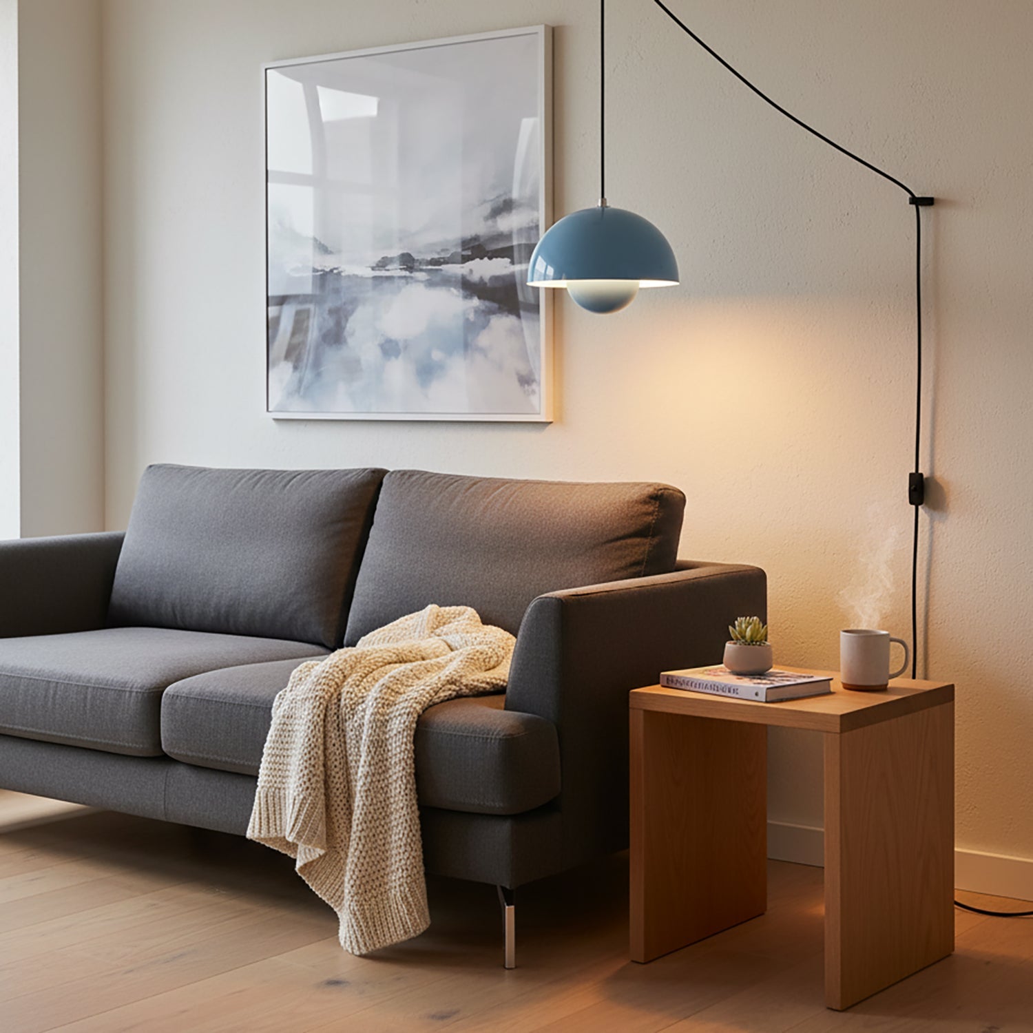 Lampa wisząca wtyczkowa Averek