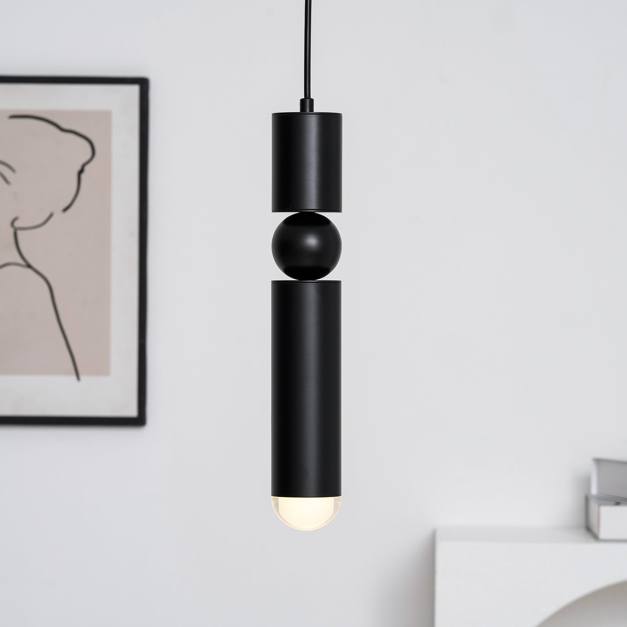 Lampa wisząca tubowa Melskaia