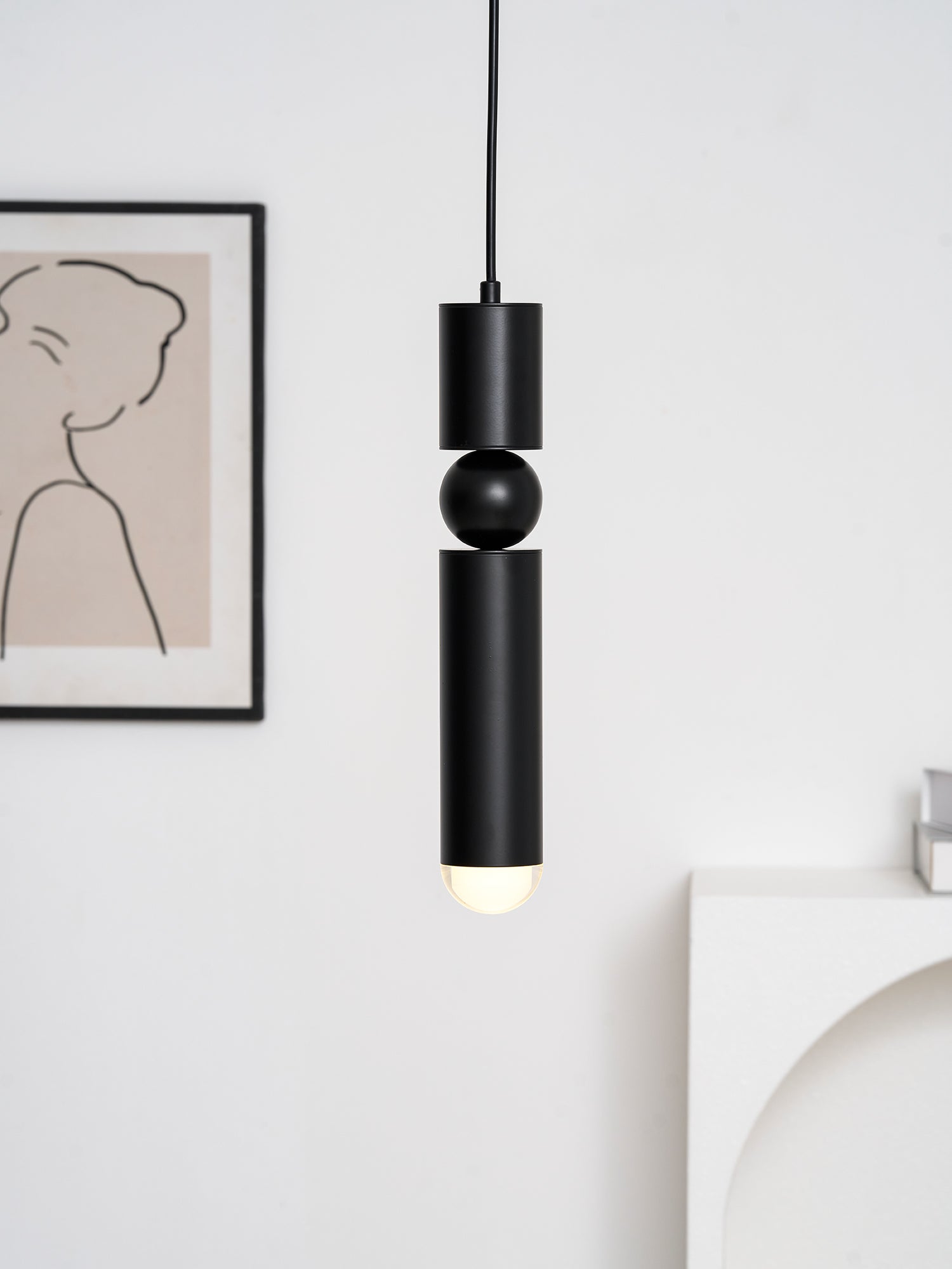 Lampa wisząca tubowa Melskaia