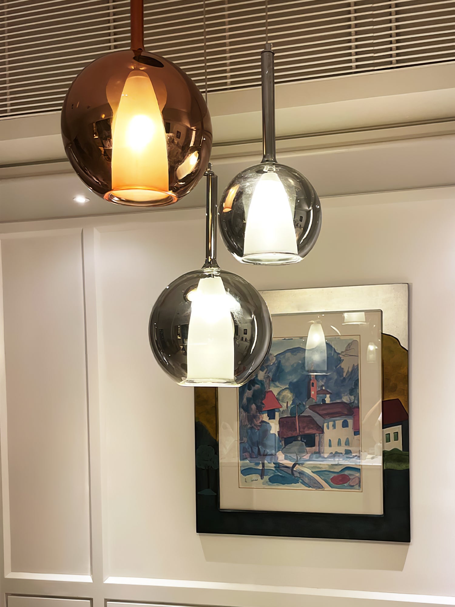 Lampa wisząca kula Nadmiska