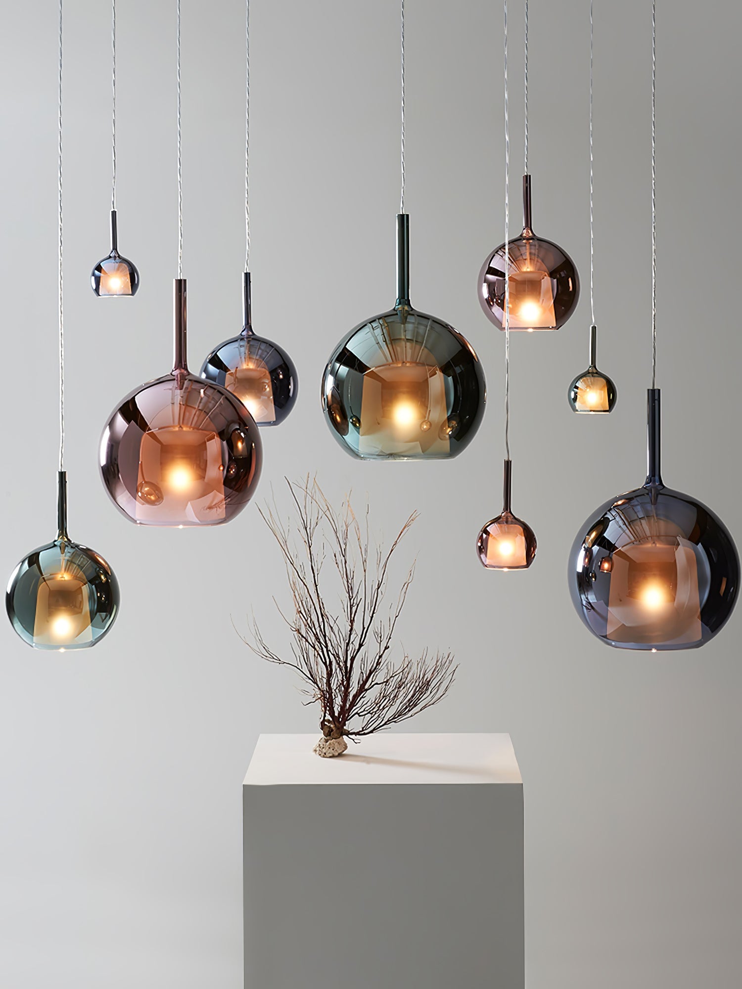 Lampa wisząca kula Nadmiska
