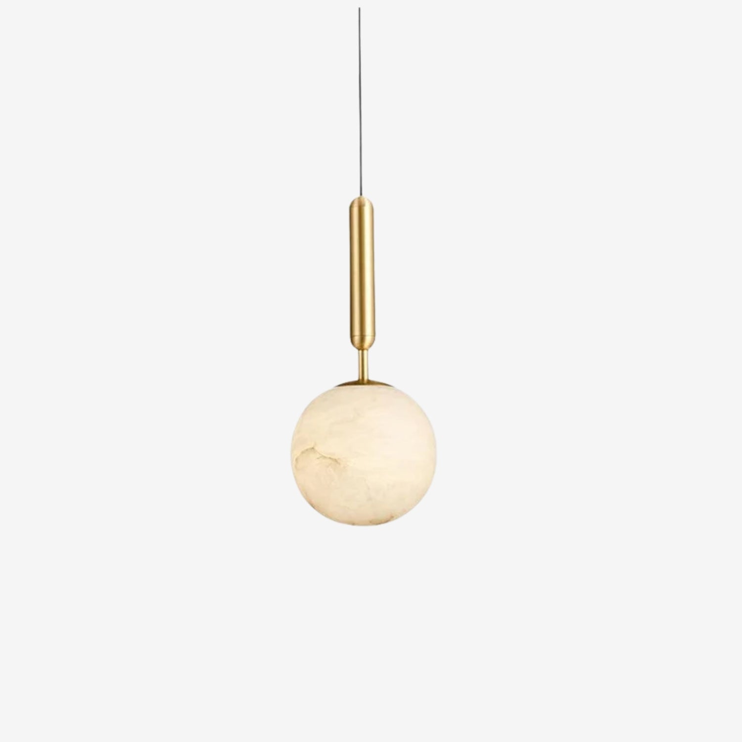 Lampa wisząca Mecora z alabastru