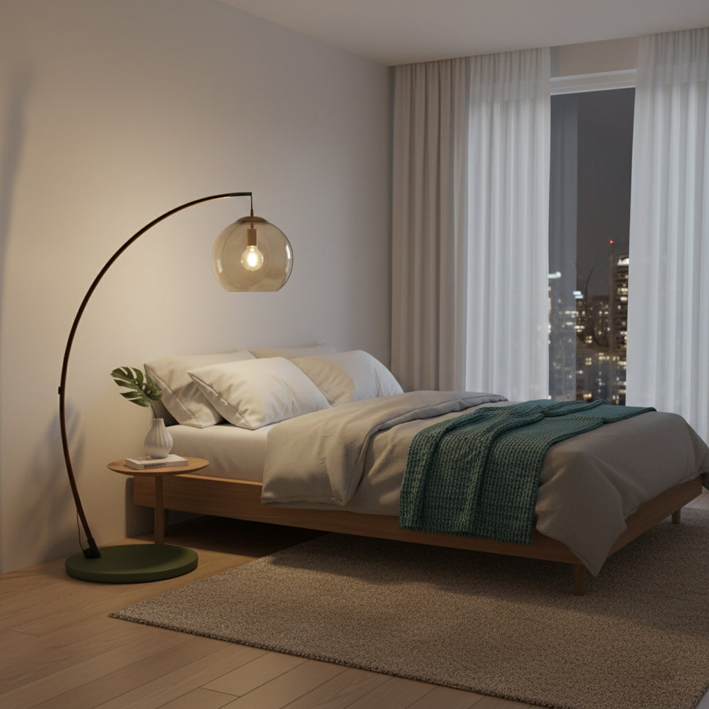 Lampa podłogowa łukowa Torro
