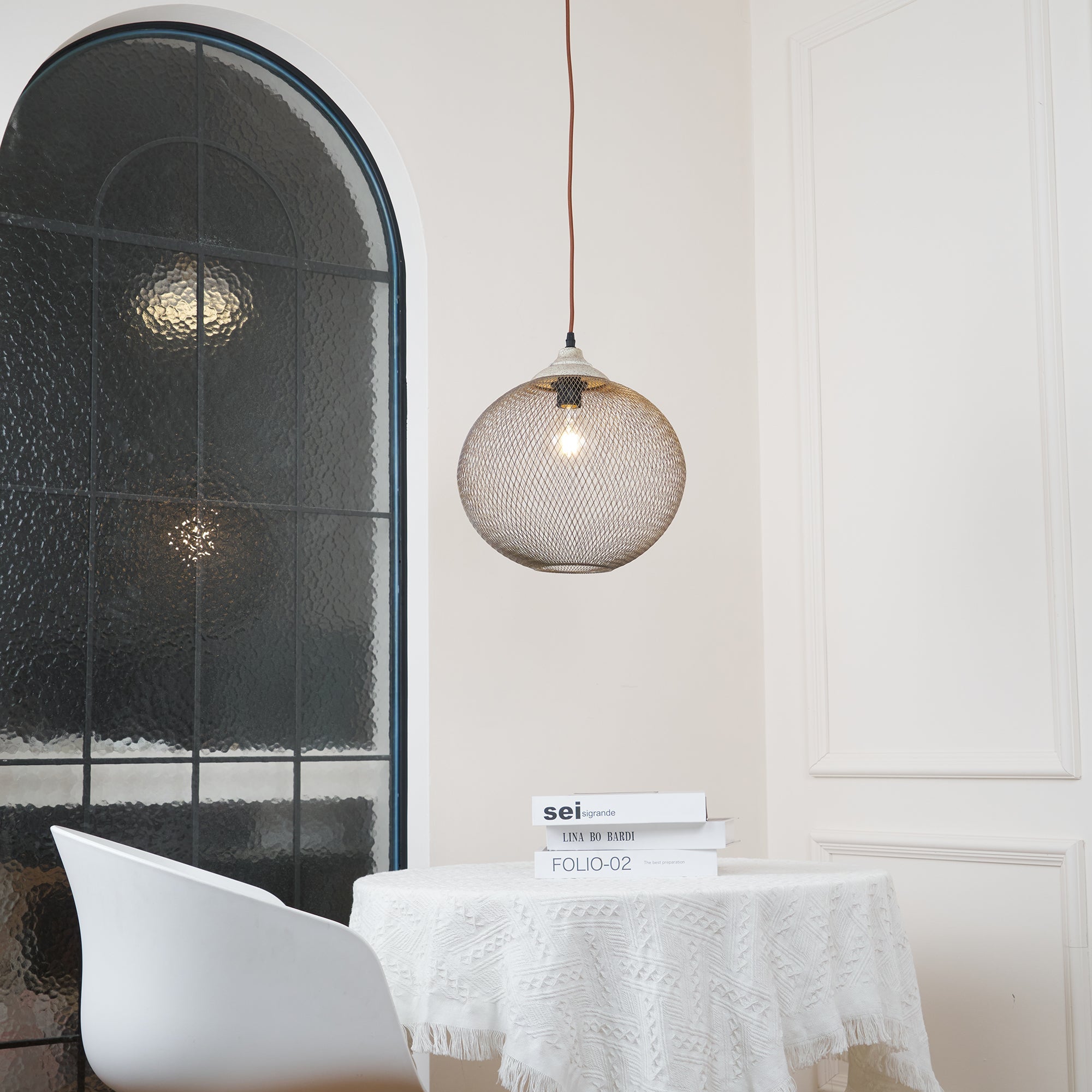 Lampa wisząca kulista Radenok