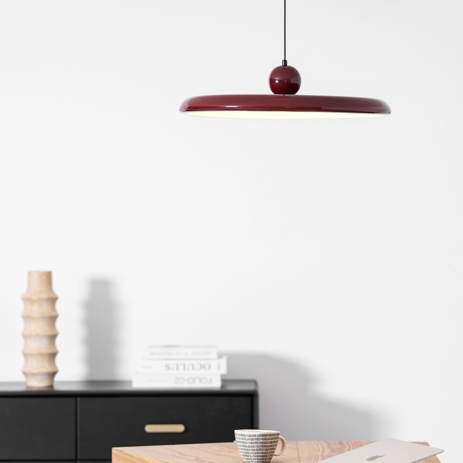 Lampa wisząca okrągła Karkoon