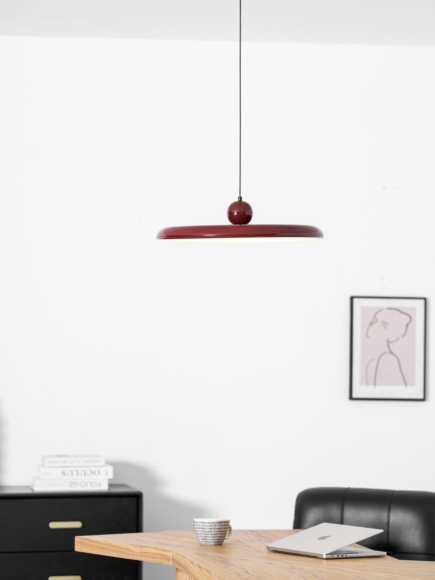Lampa wisząca okrągła Karkoon