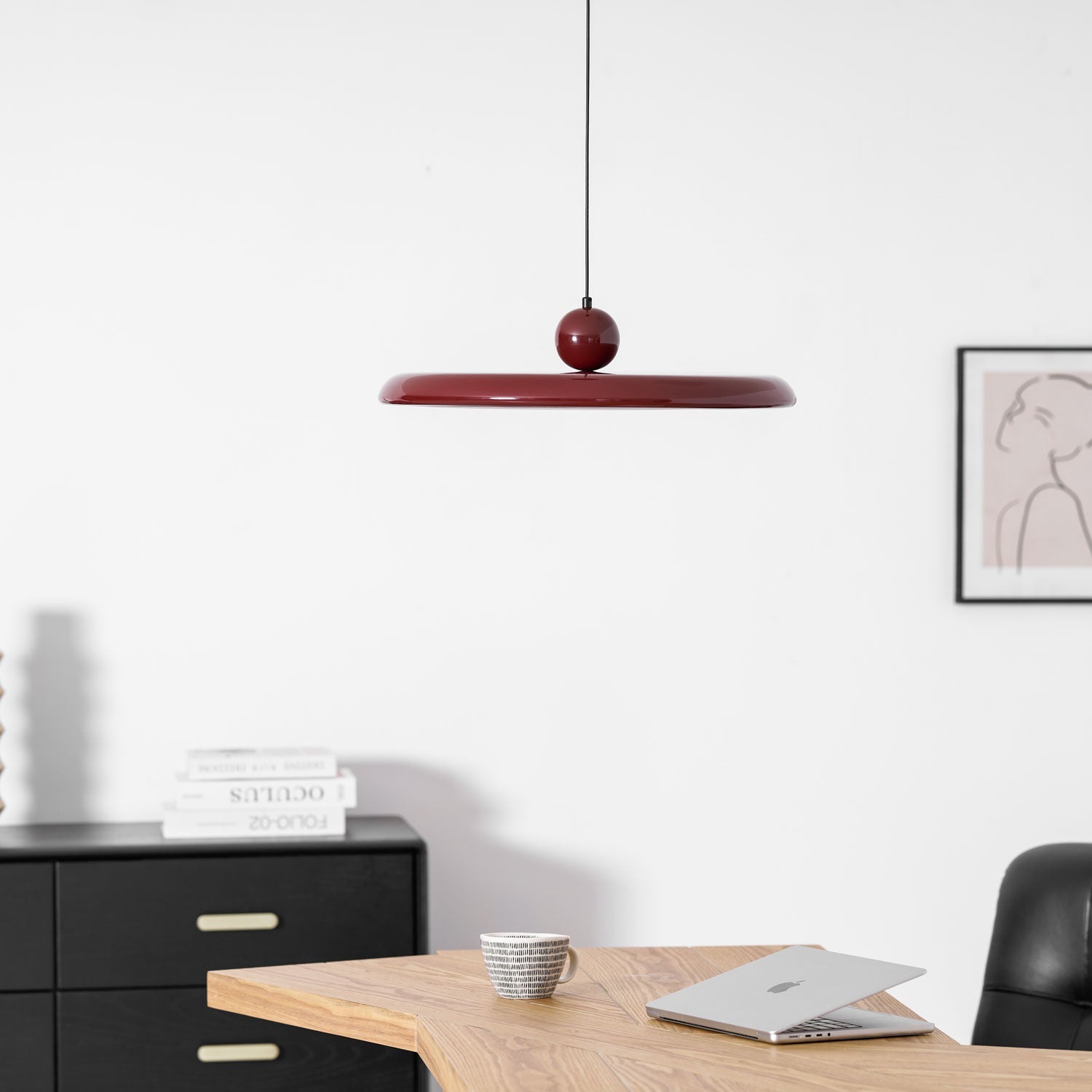 Lampa wisząca okrągła Karkoon