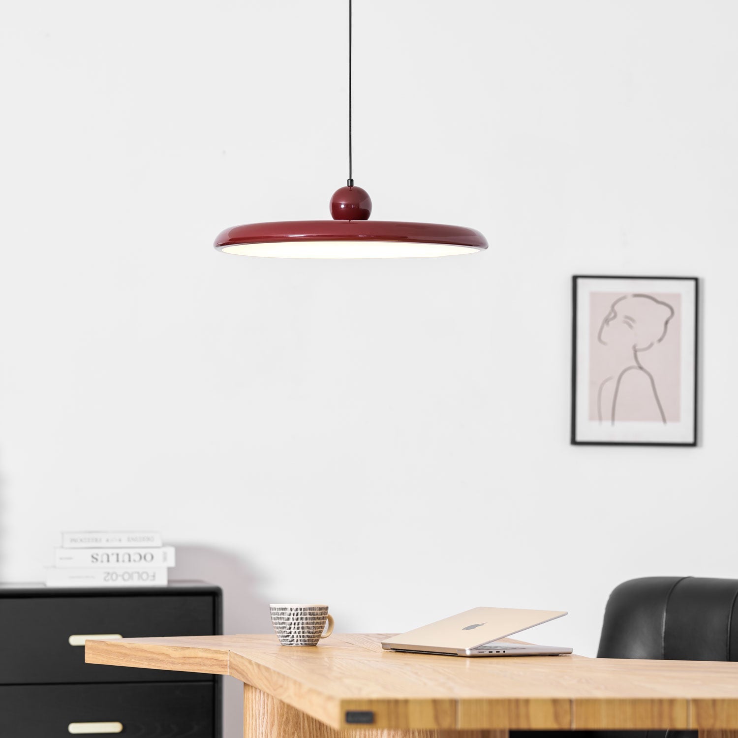 Lampa wisząca okrągła Karkoon