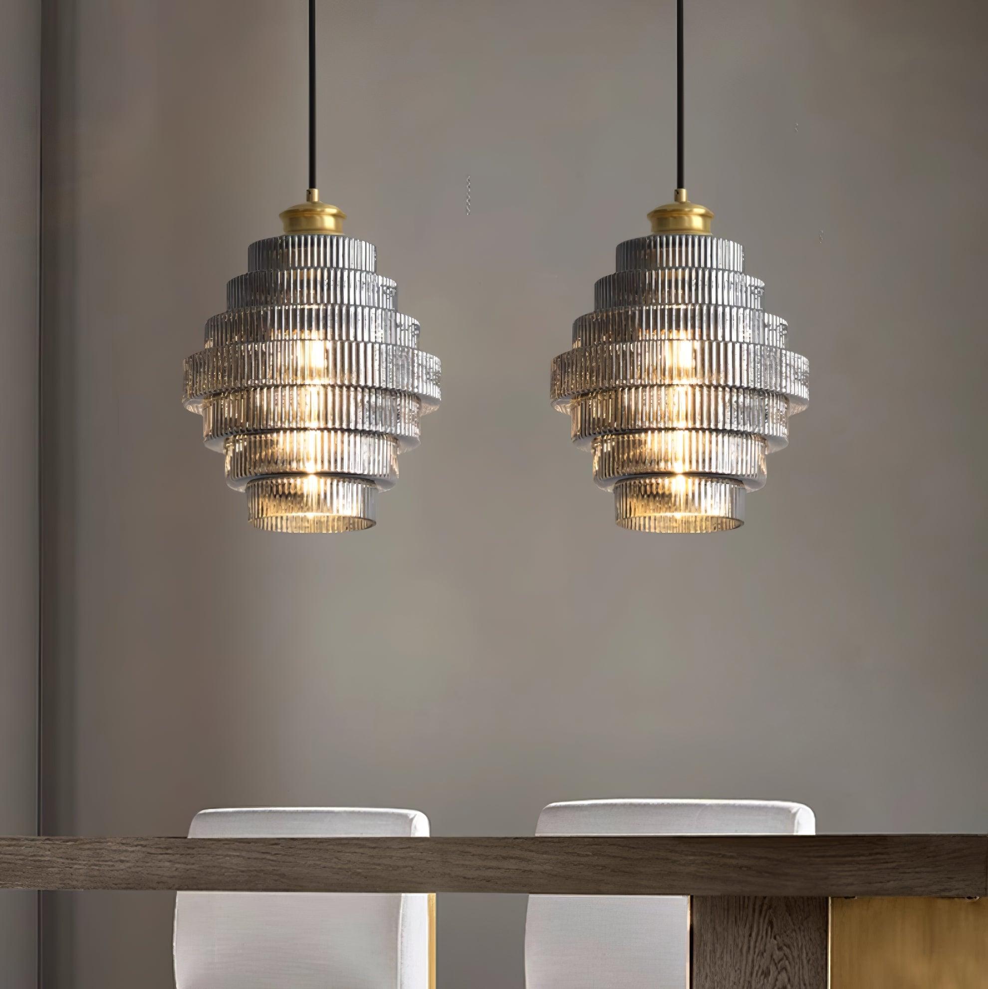 Lampa wisząca ryflowana Viken