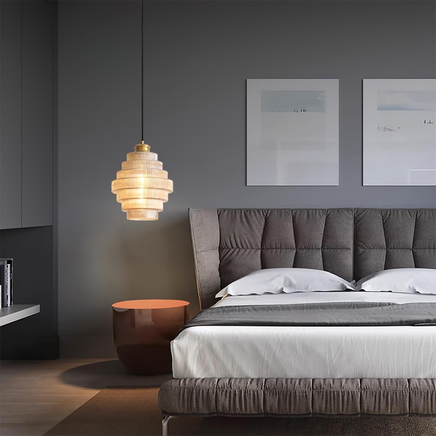 Lampa wisząca ryflowana Velva