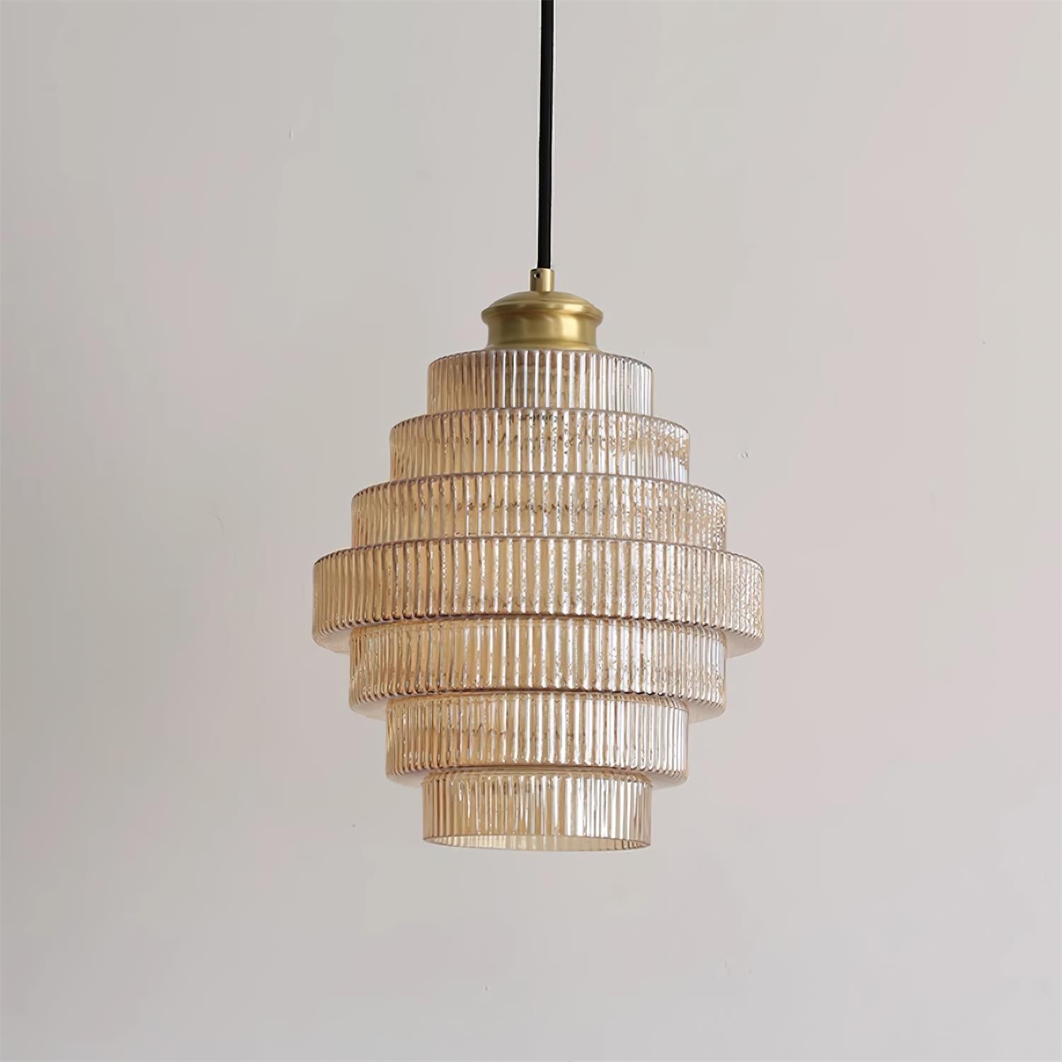 Lampa wisząca ryflowana Velva