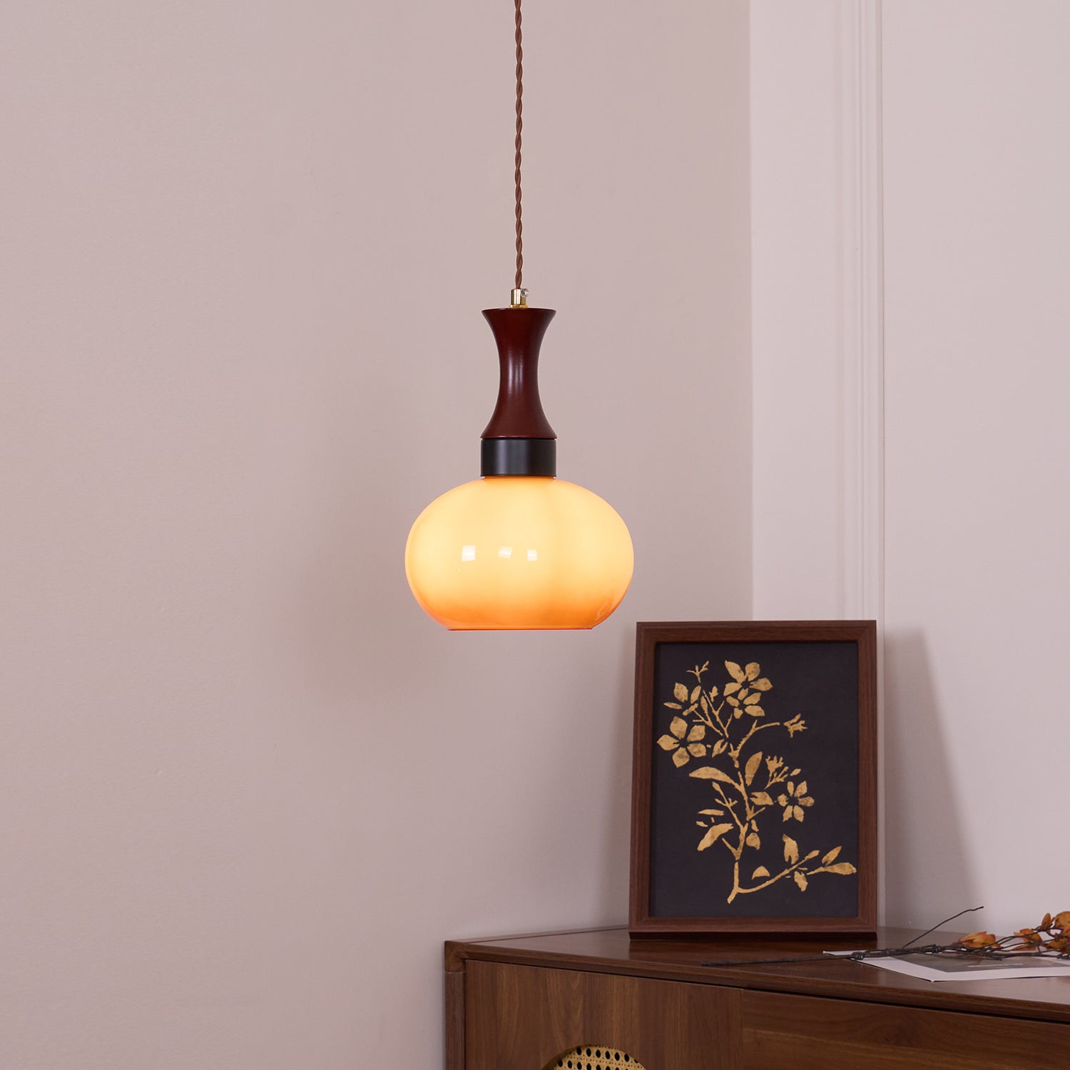 Lampa wisząca tubowa Mikan