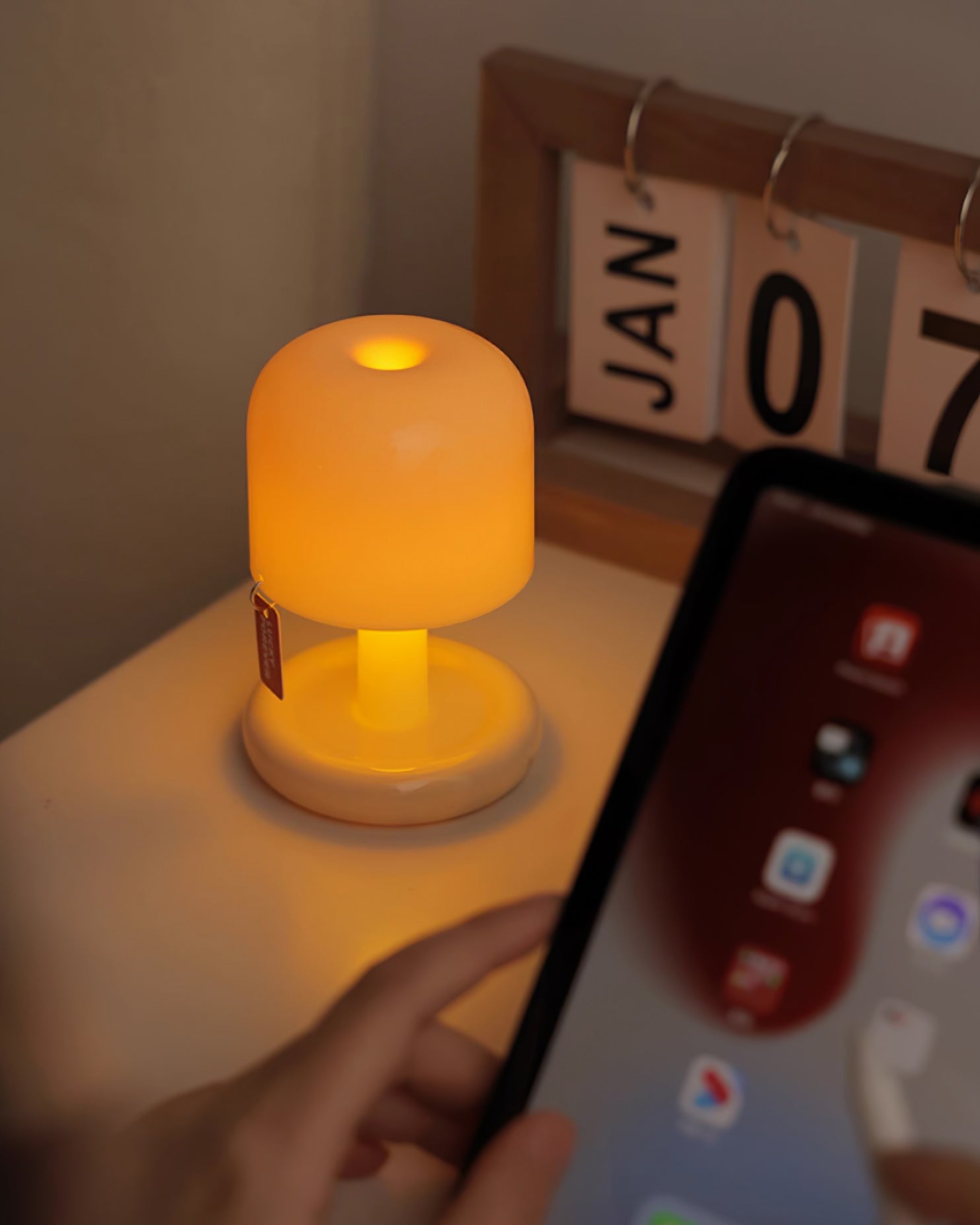 Lampa stołowa grzybkowa Elalen