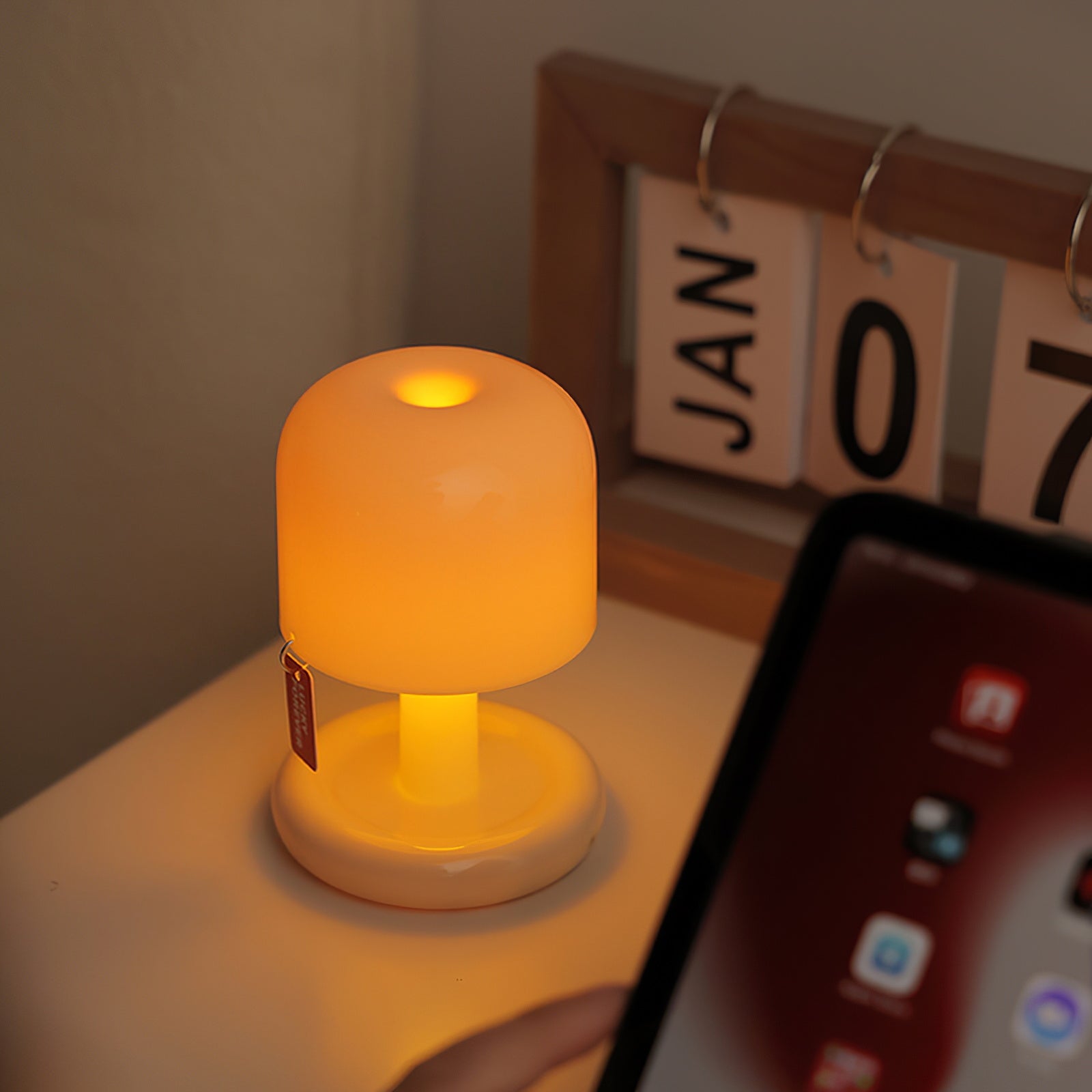 Lampa stołowa grzybkowa Elalen