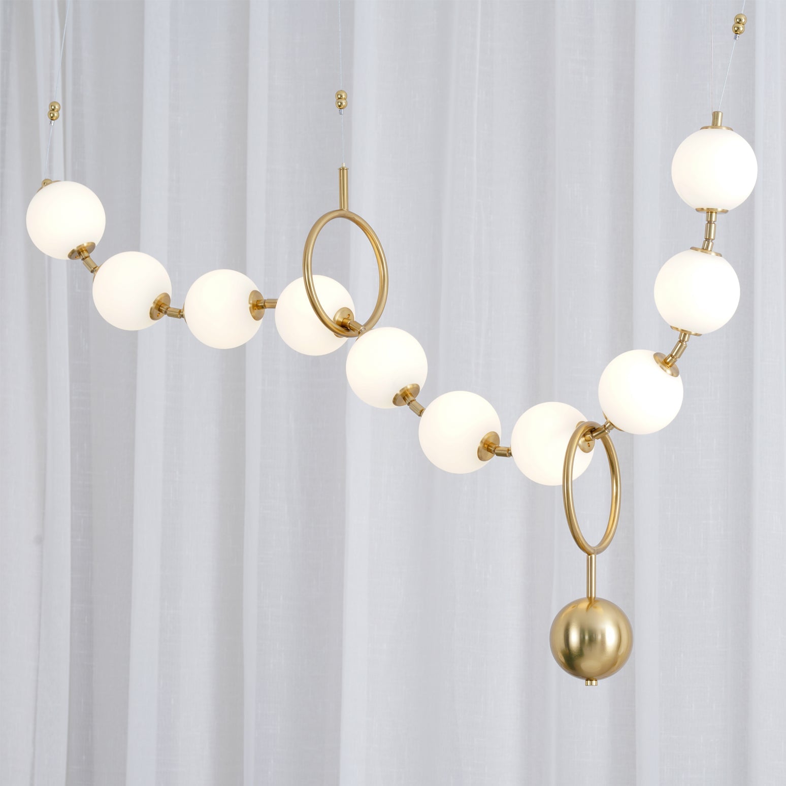 Lampa wisząca kulista Stanaldan