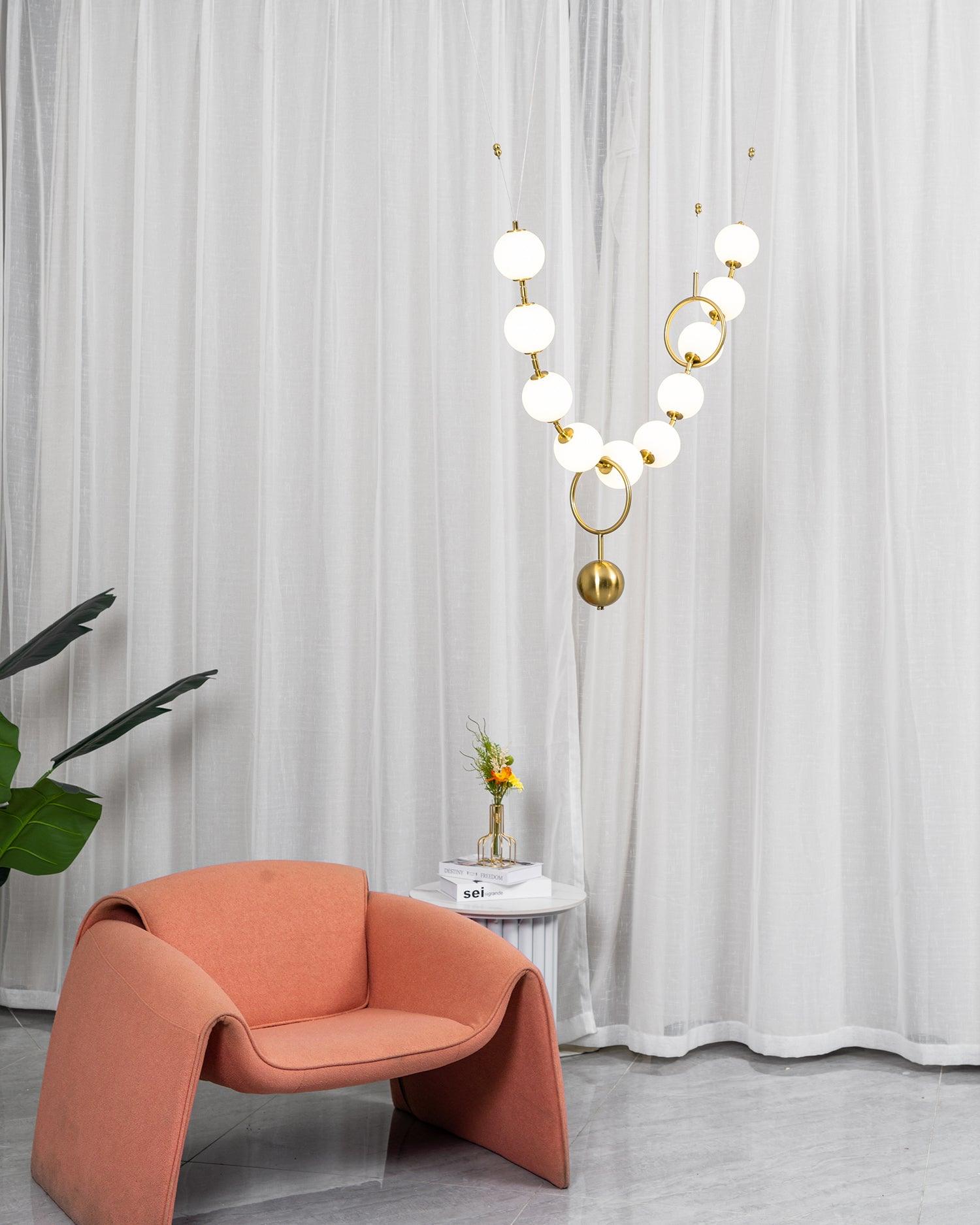 Lampa wisząca kulista Stanaldan