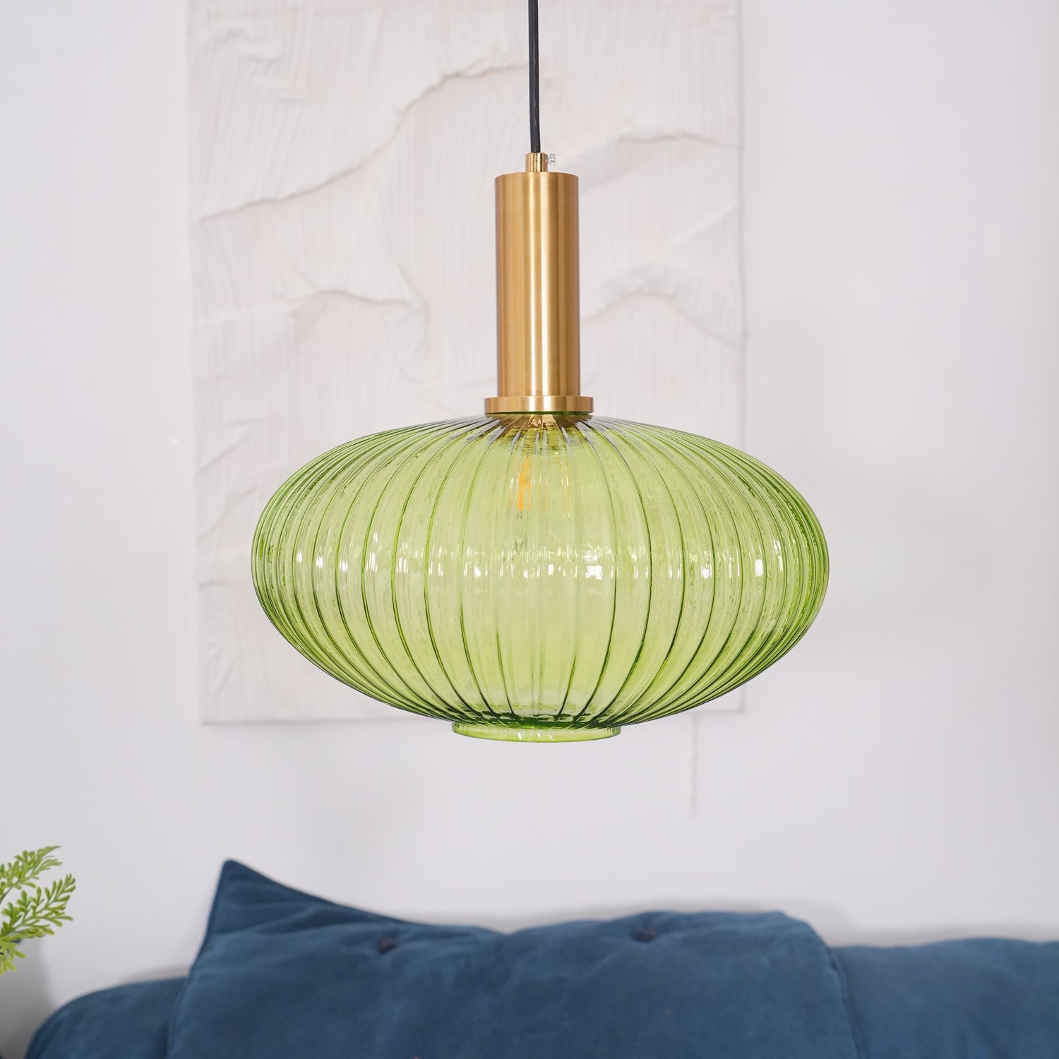 Lampa wisząca ryflowana Elma