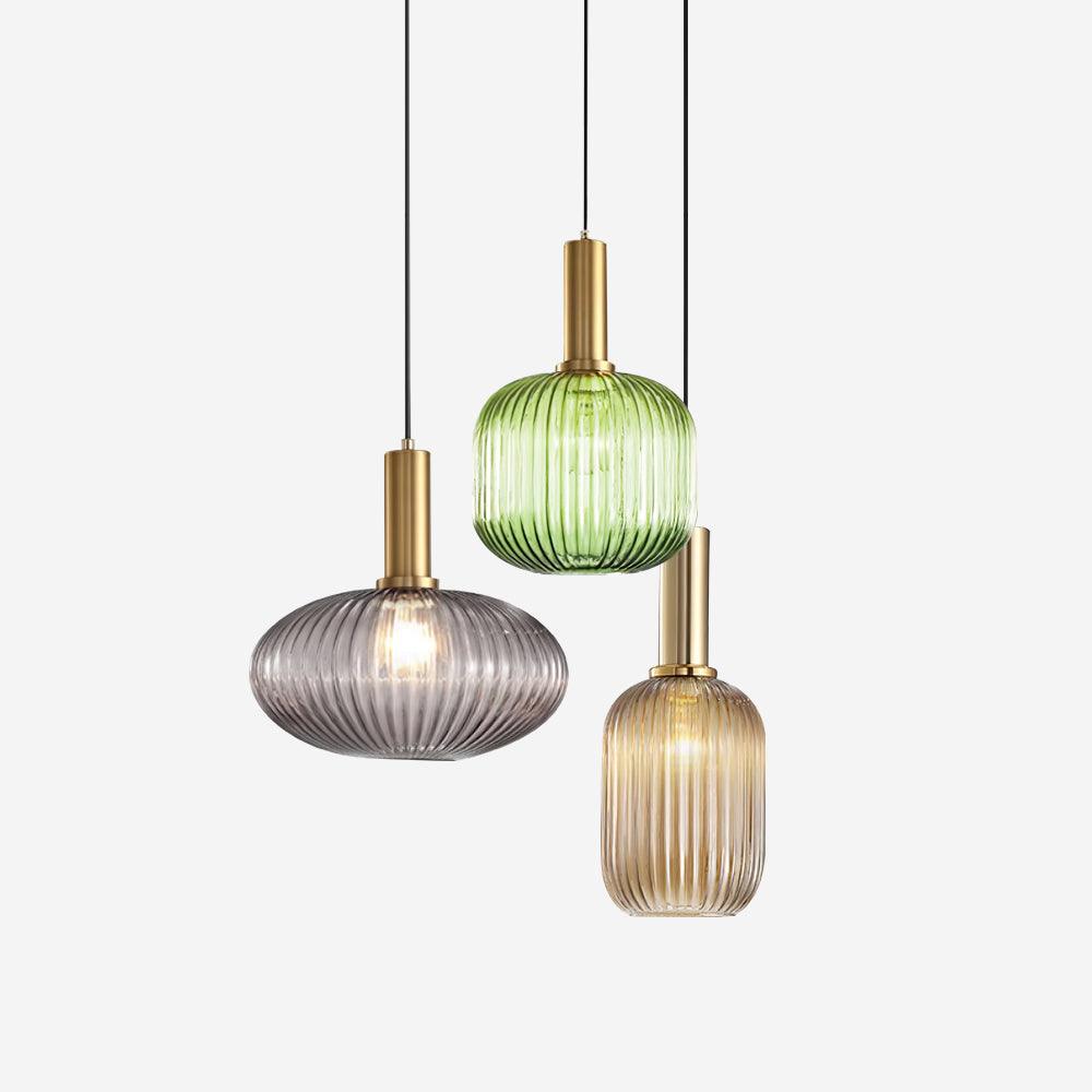 Lampa wisząca ryflowana Elma