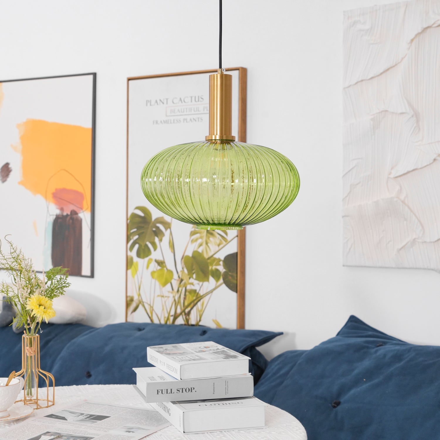 Lampa wisząca ryflowana Elma
