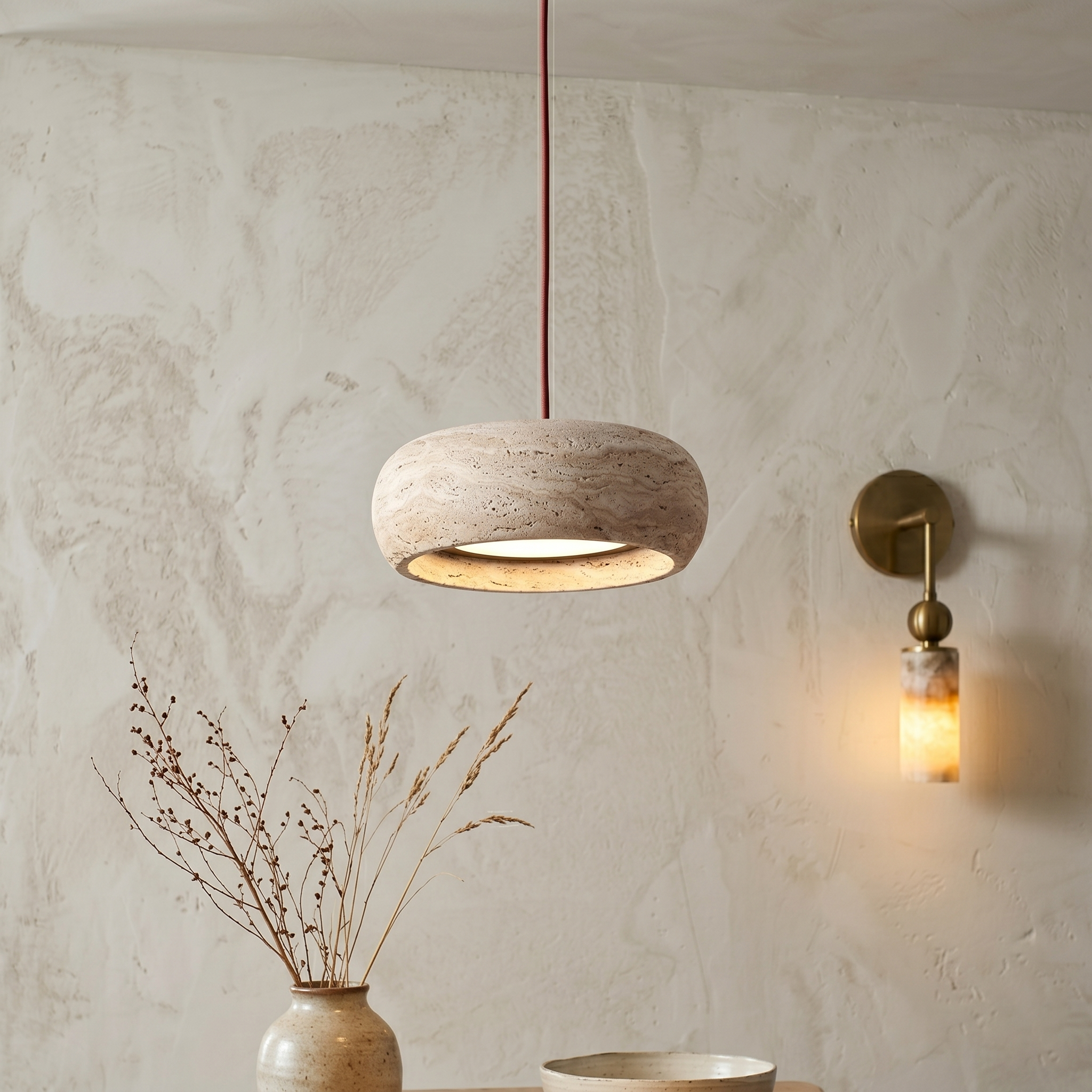Lampa wisząca okrągła Tomanar