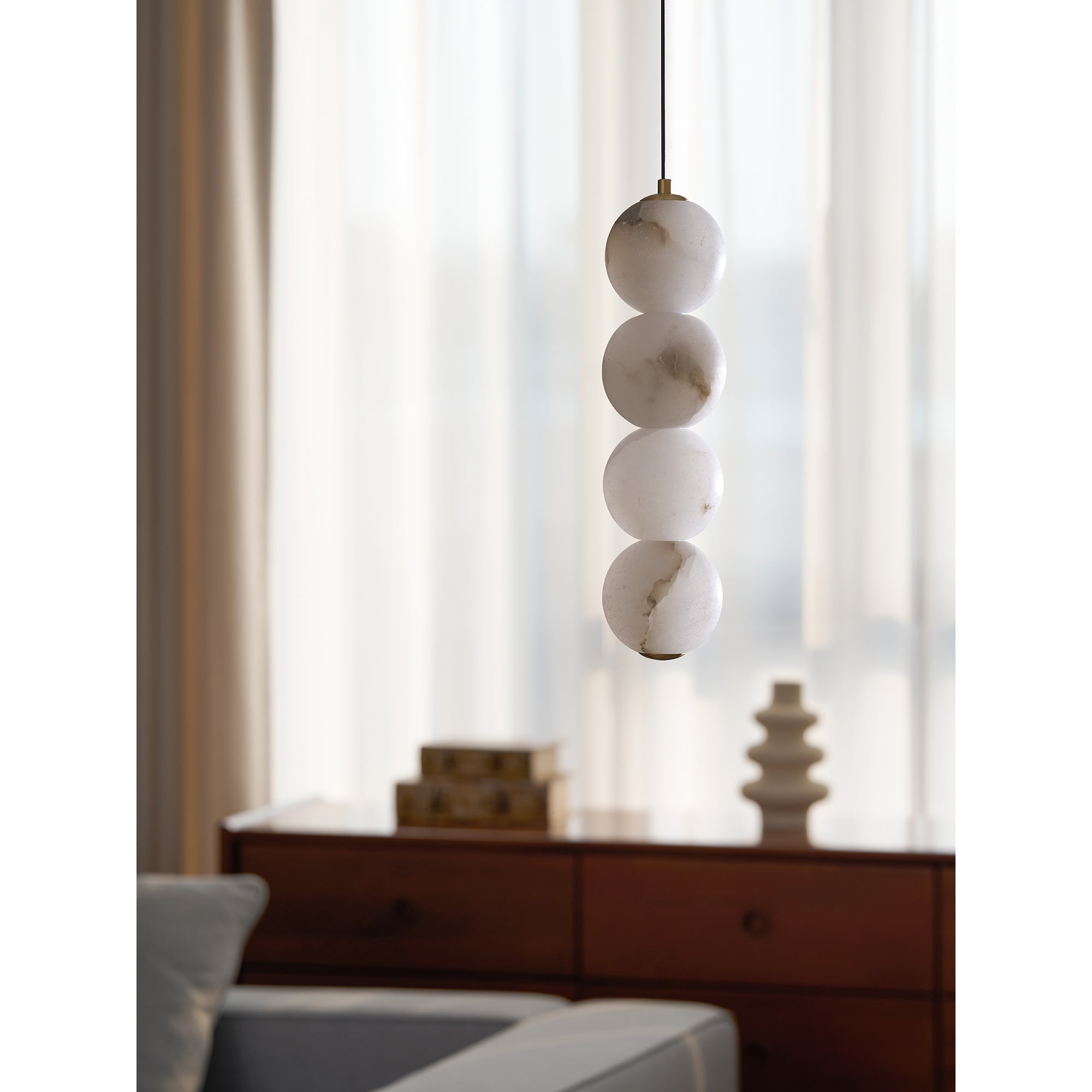 Lampa wisząca kulista Rotorski