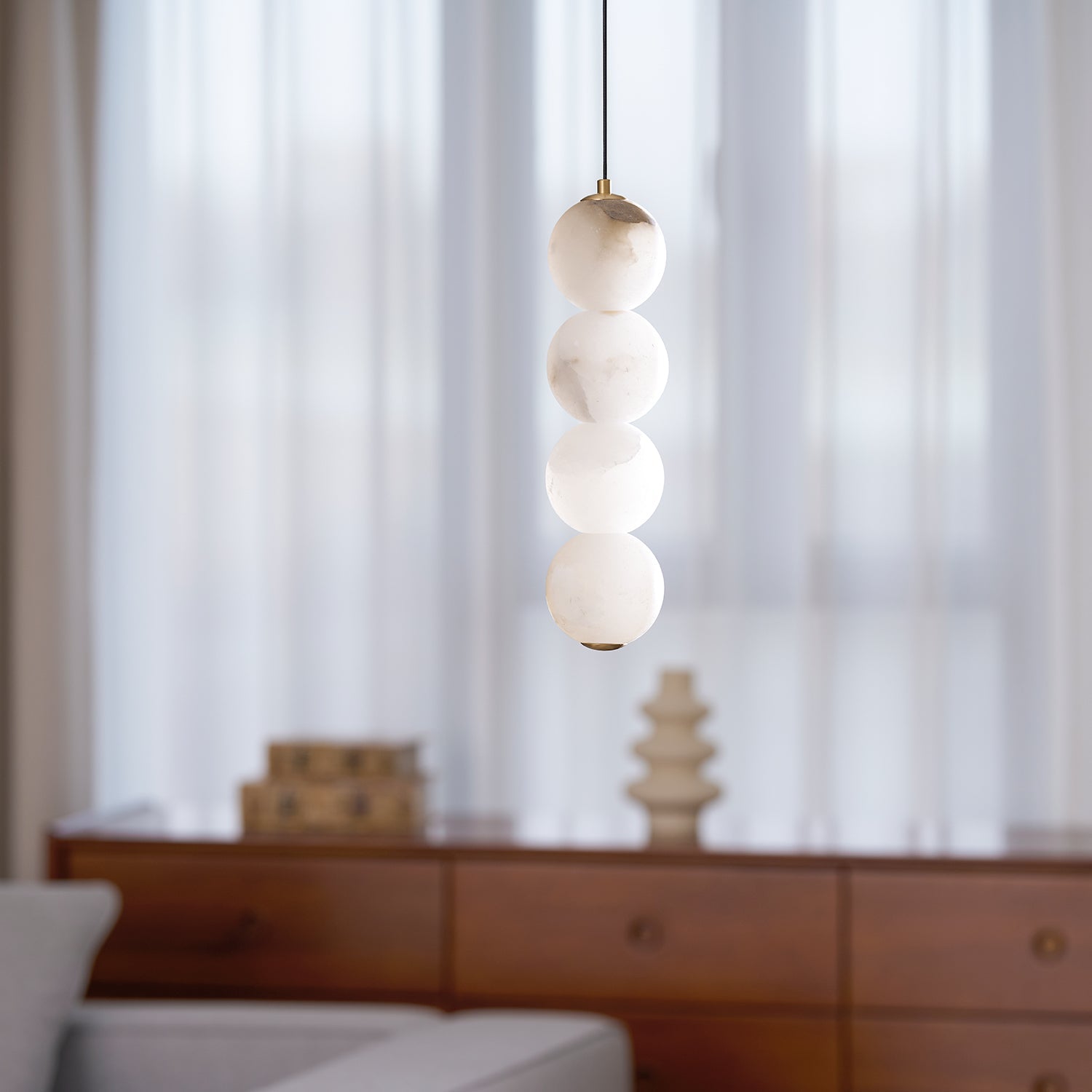Lampa wisząca kulista Rotorski