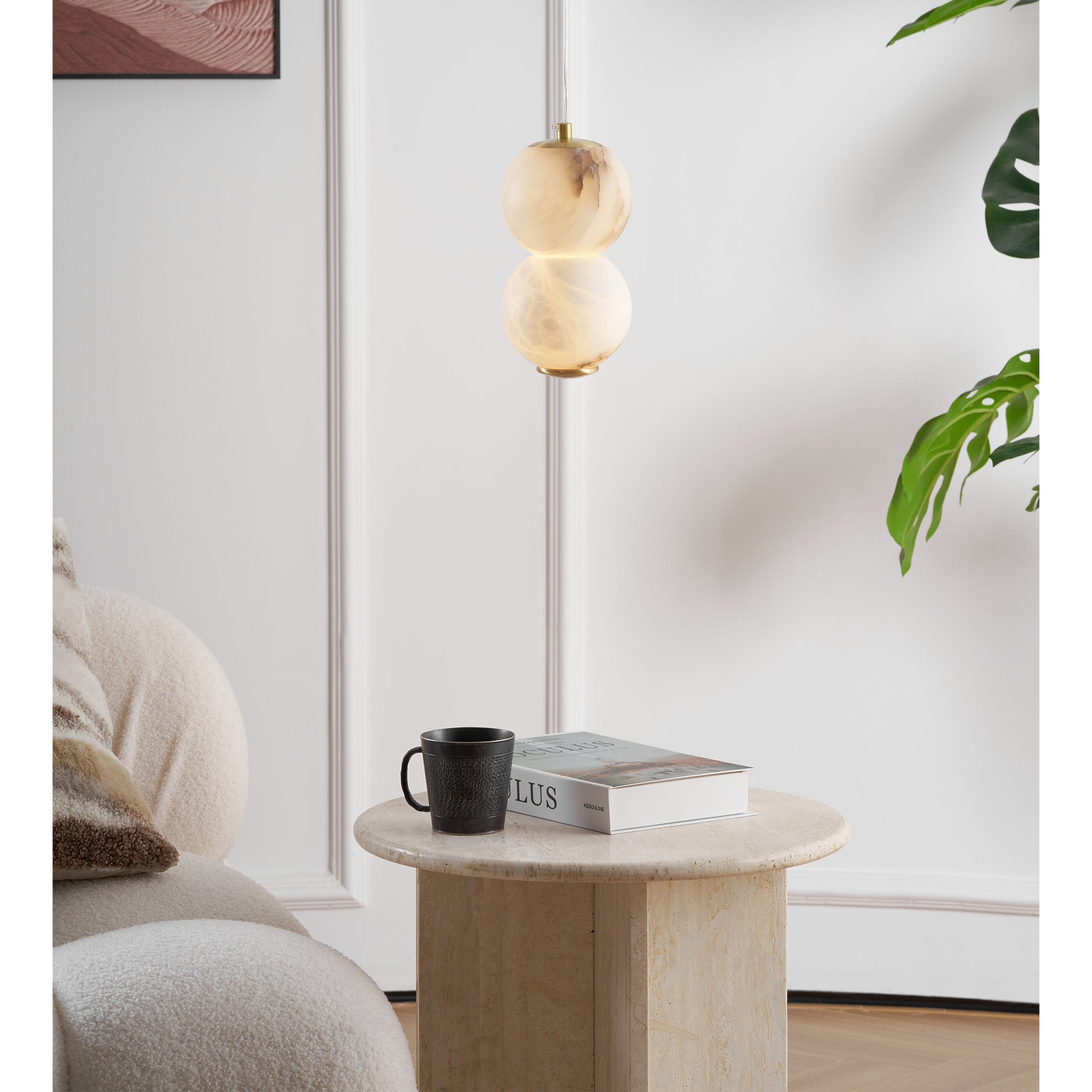 Lampa wisząca kulista Rotorski