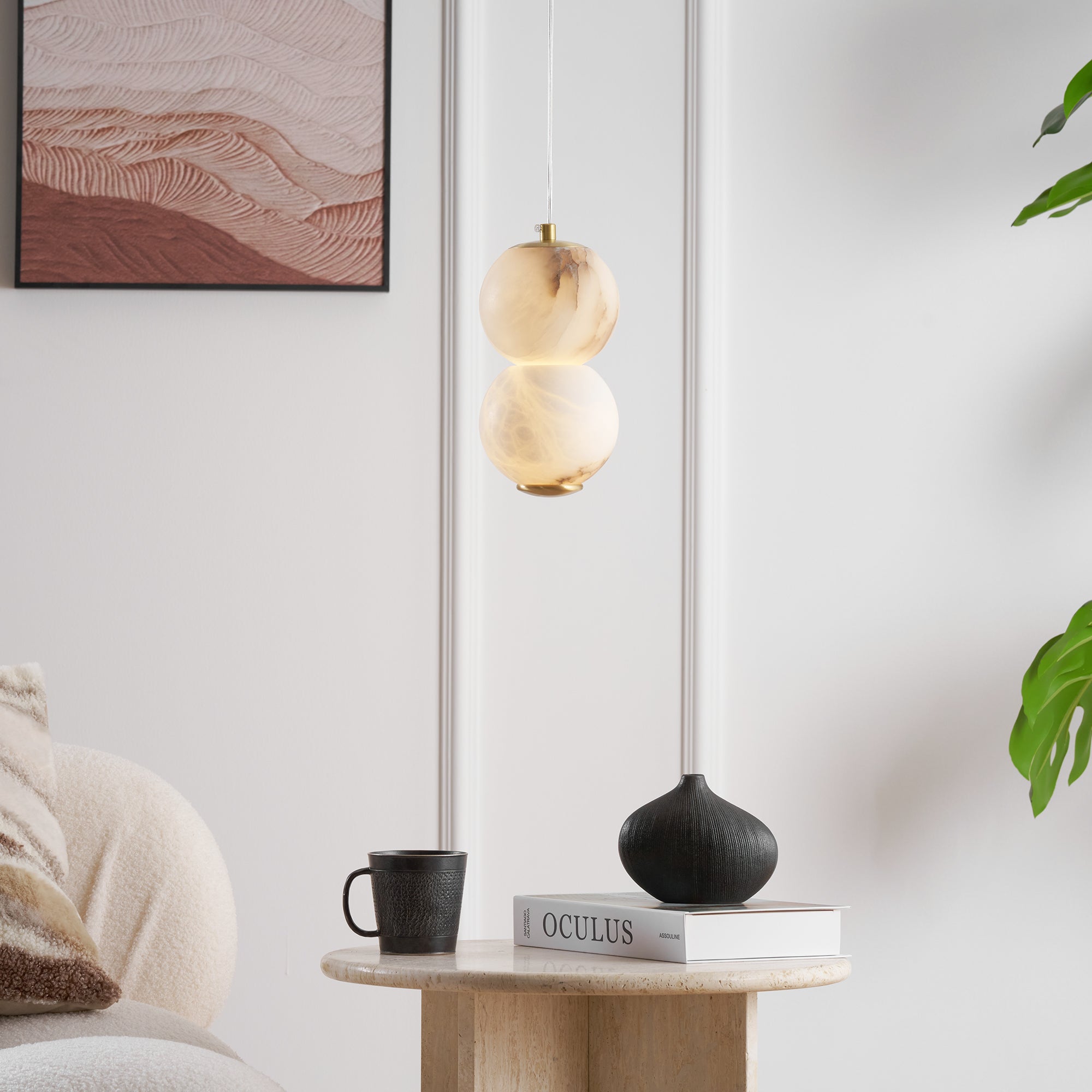 Lampa wisząca kulista Rotorski
