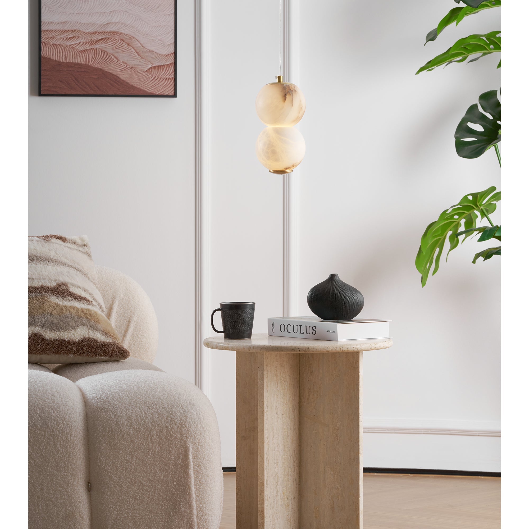 Lampa wisząca kulista Rotorski