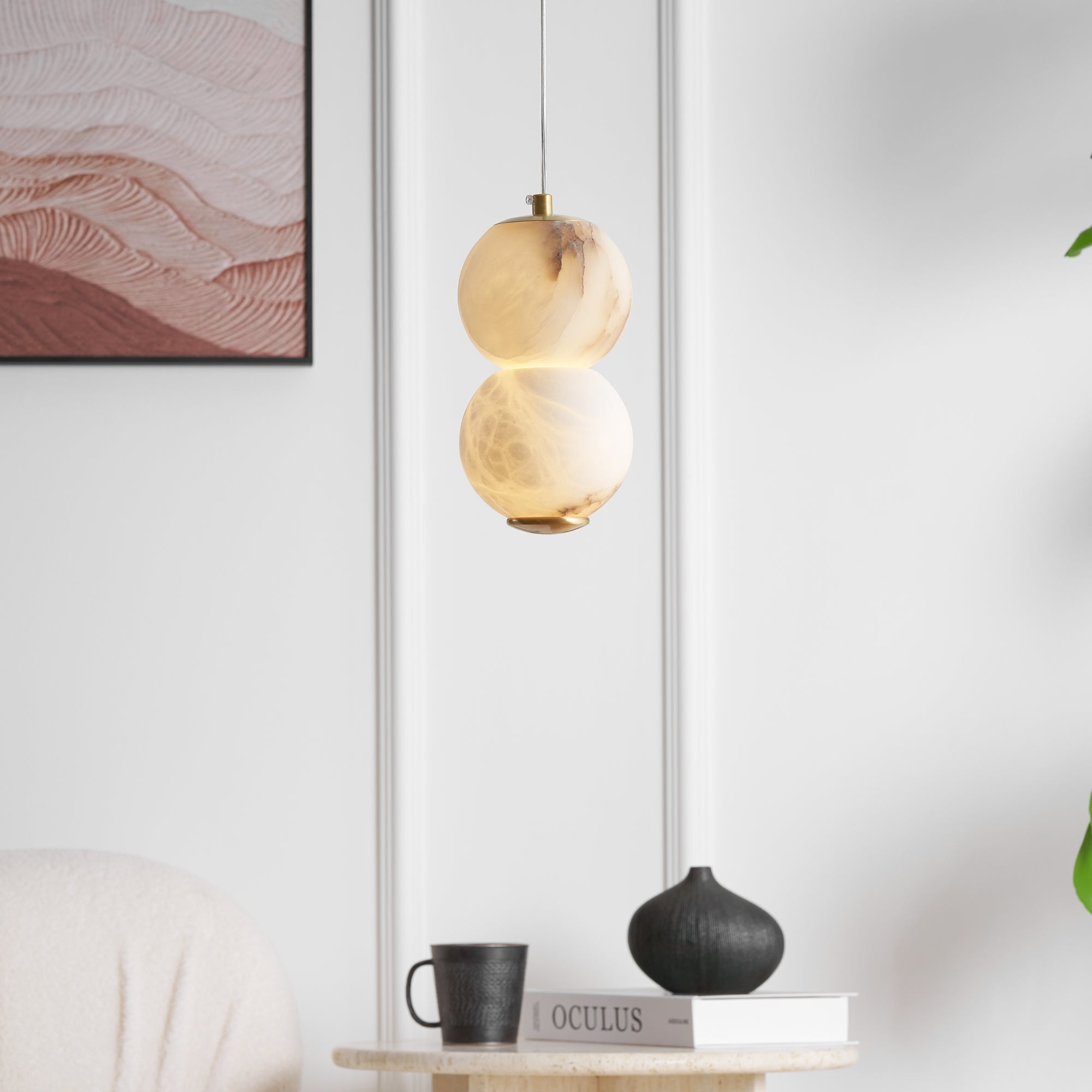 Lampa wisząca kulista Rotorski