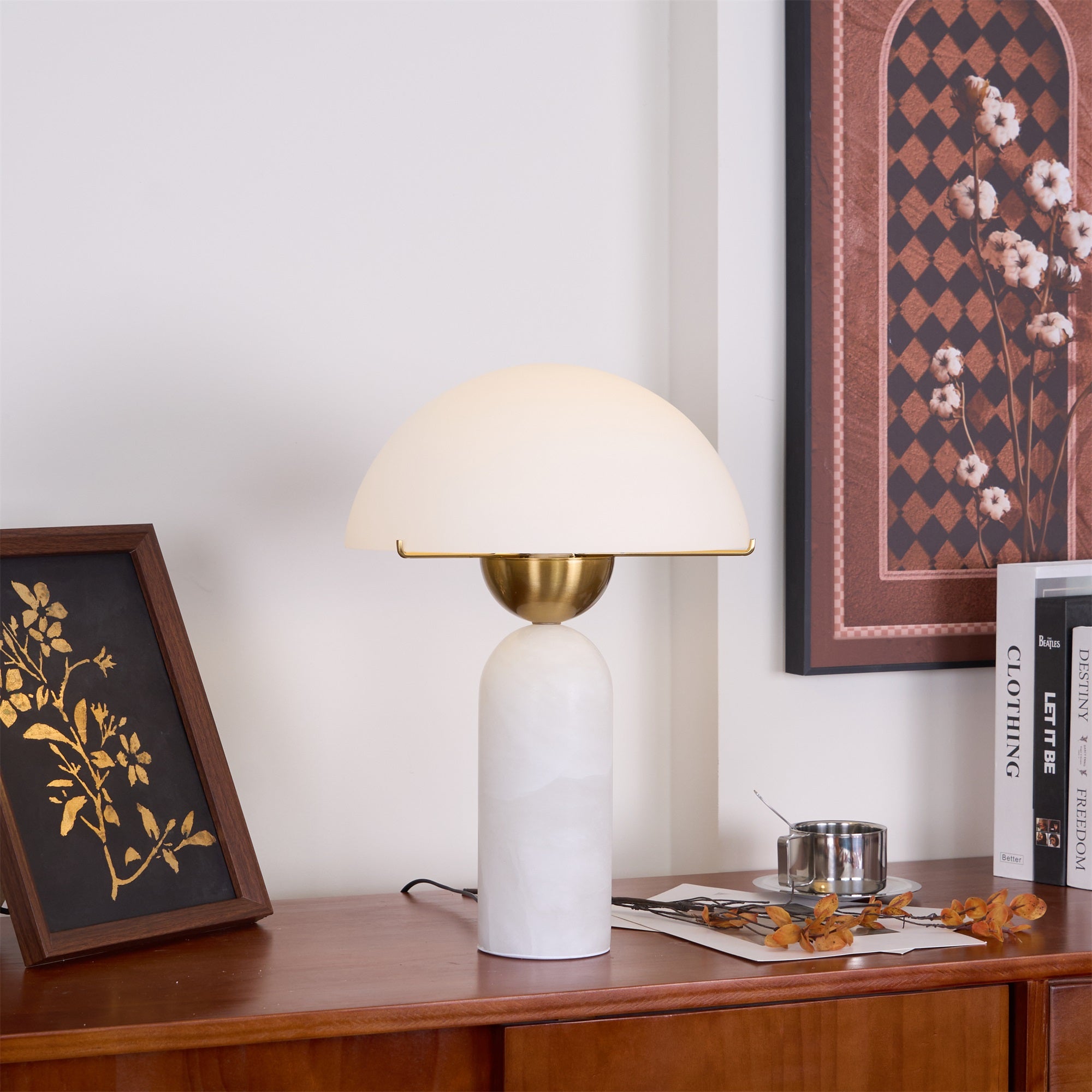 Lampa stołowa kulista Wenev