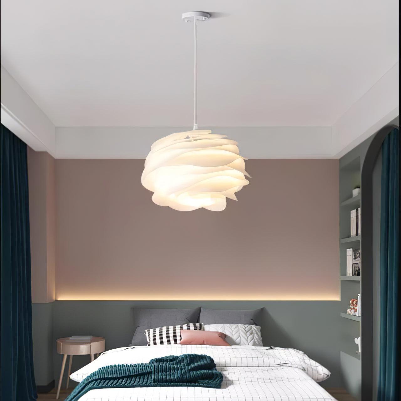 Lampa wisząca kwiatowa Kornrik